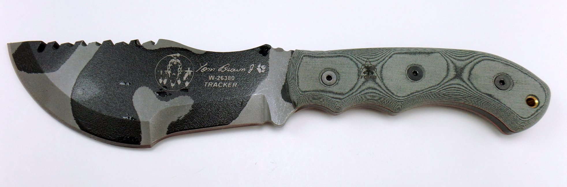 Tops Knives TPT010 Tom Brown Tracker Survival Knife - High Carbon Steel Fixed Blade for Hunting, Camping & Outdoor Adventures