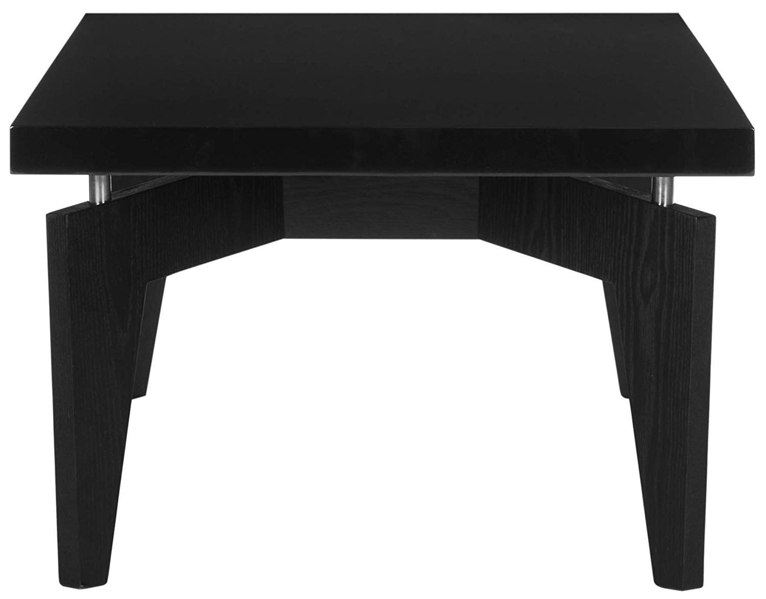 Safavieh Josef Retro Black Coffee Table - Mid-Century Modern Living Room Furniture for Small Spaces - Perfect for Apartments, Studios & Cozy Home Decor