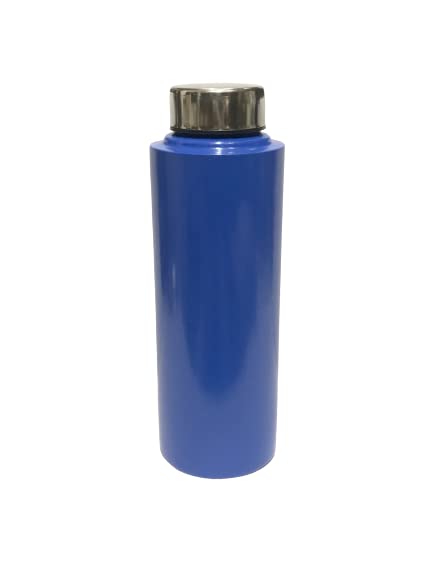 Dynore 1000ml Stainless Steel Navy Blue Water Bottle - Insulated Thermos for School, Office, Gym & Outdoor Activities | BPA-Free Leakproof Design