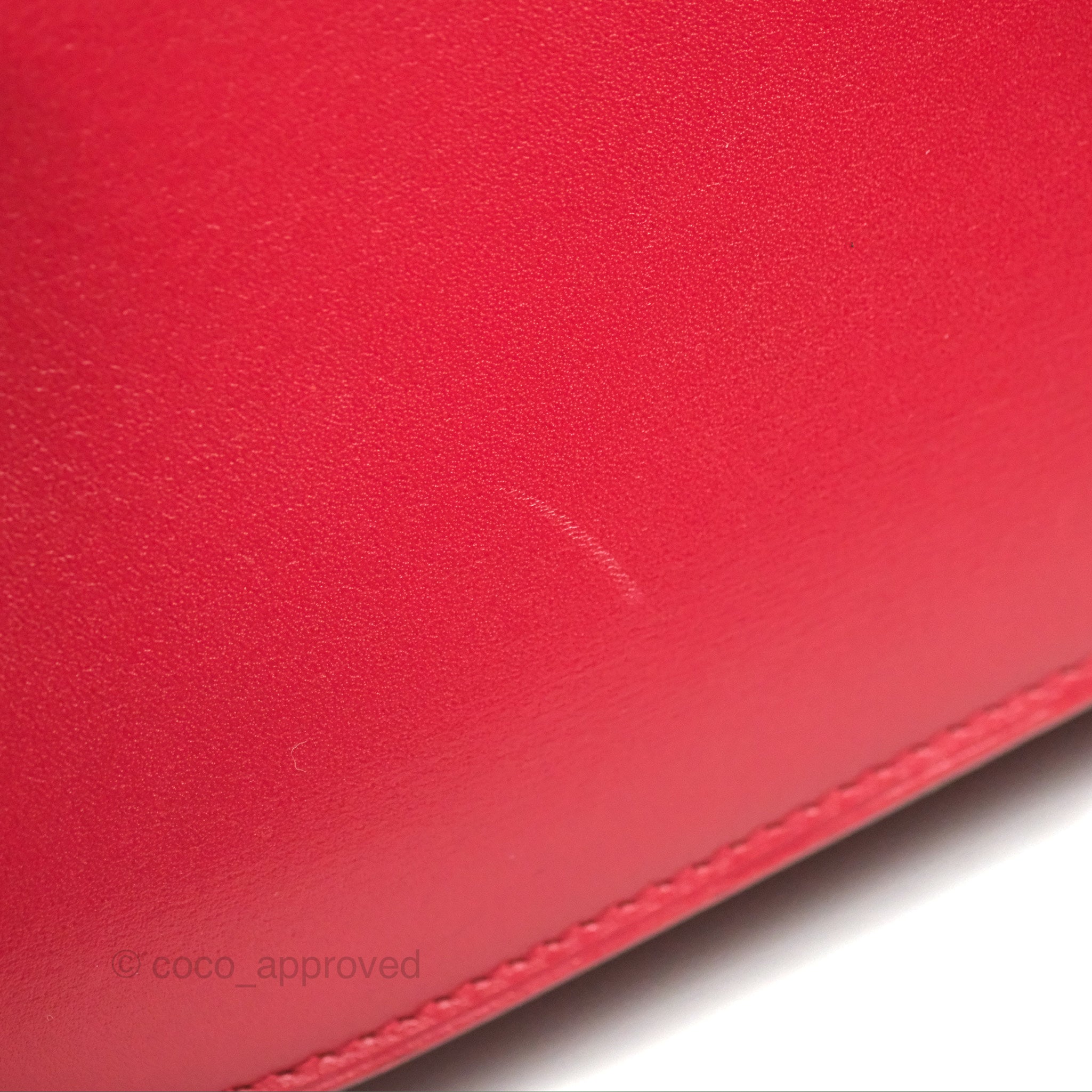 Celine Medium Classic Box Flap Bag in Red Calfskin Leather - Luxury Crossbody Purse for Women, Perfect for Work, Date Night & Special Occasions