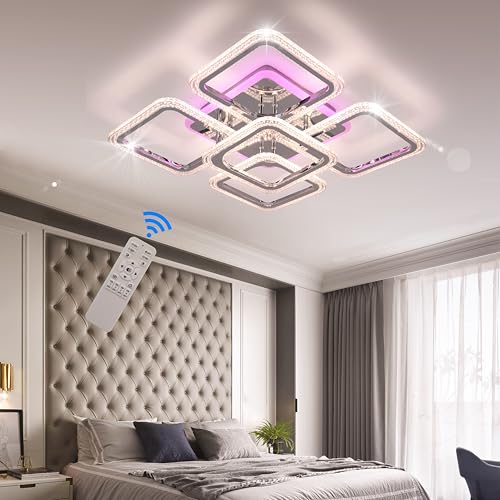 D-blue pink light-56x56x12cm-100w-chrome