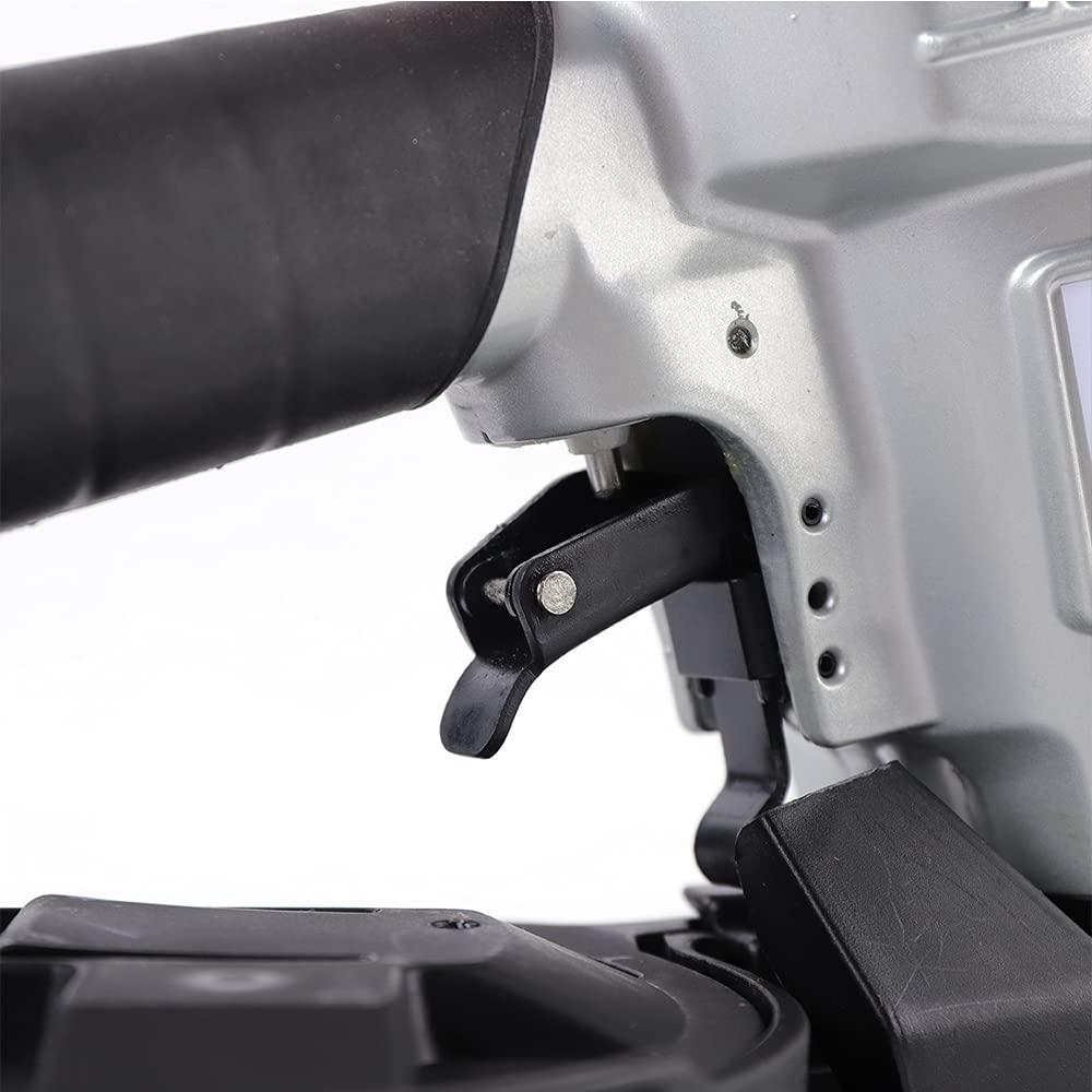 CN55 Heavy Duty Pneumatic Coil Roofing Nailer - Professional Air Coil Nail Gun for Asphalt Shingles, Fiberglass Shingles, Lath Wire & Wooden Box Assembly (2.1-2.3mm Nail Size) - Perfect for Roofing Projects, Construction & DIY Home Repairs
