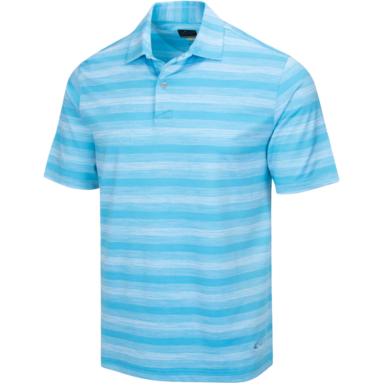 Greg Norman Men's Lab Stripe Polo Shirt - Moisture-Wicking Golf & Casual Wear for Men | Perfect for Golf, Work & Outdoor Activities