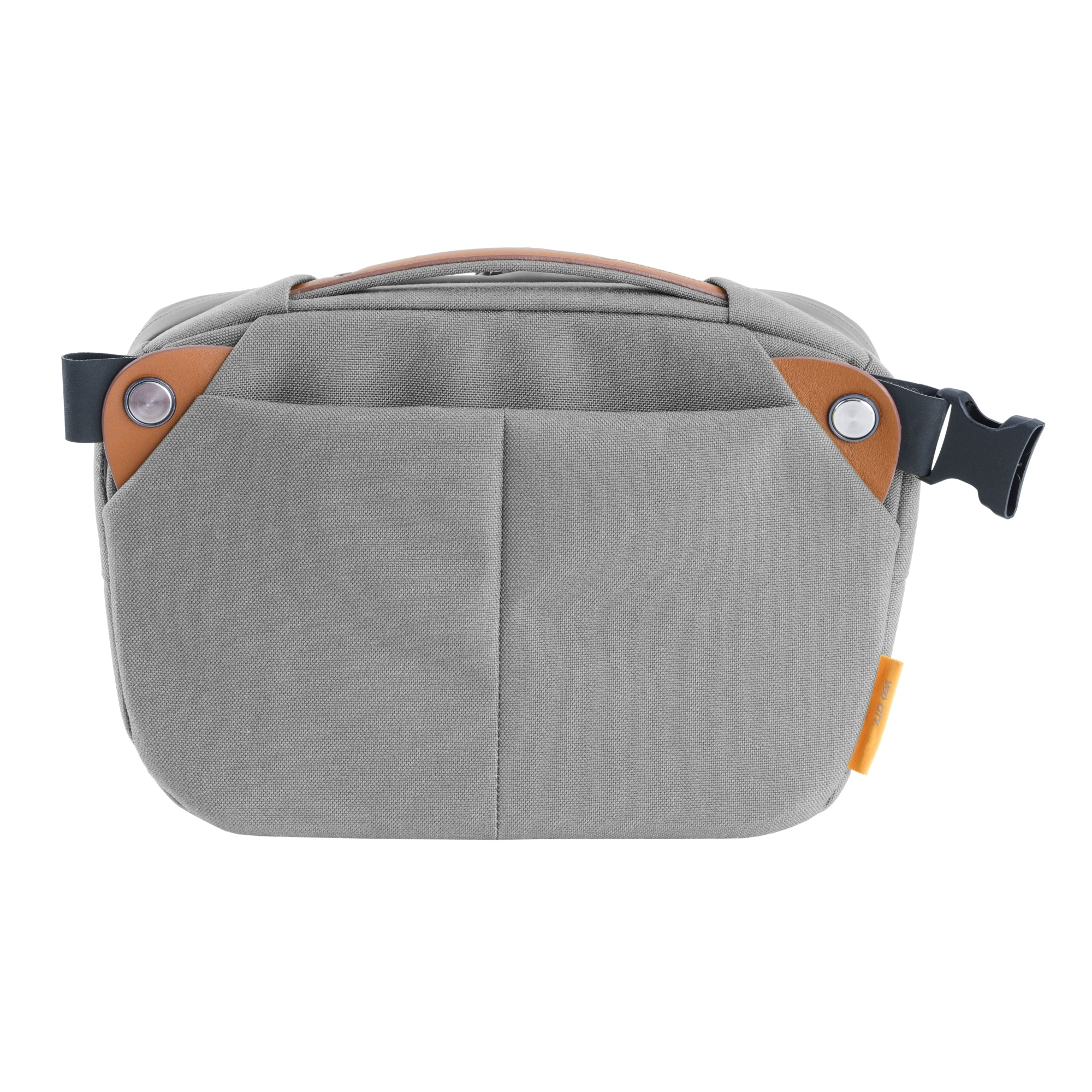 VEO City CB24 GY Crossbody Camera Bag for Women & Men - Compact DSLR/SLR Shoulder Bag - Waterproof Gray Camera Case for Travel, Hiking & Everyday Use