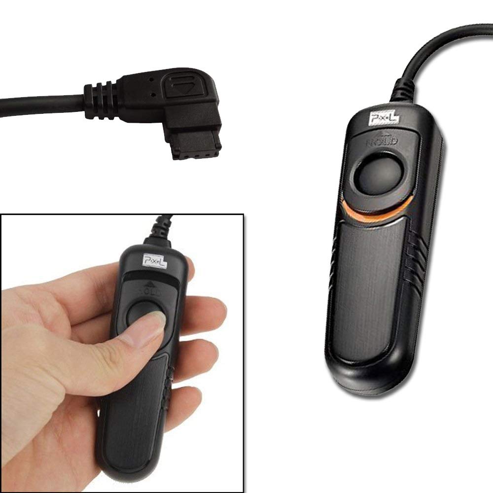 Pixel Shutter Remote Control Cable RC-201/S1 - Compatible with Sony & Konica Minolta DSLR Cameras - Replacement for RM-L1AM Remote Commander - Perfect for Time-Lapse, Group Photos & Long Exposure Photography