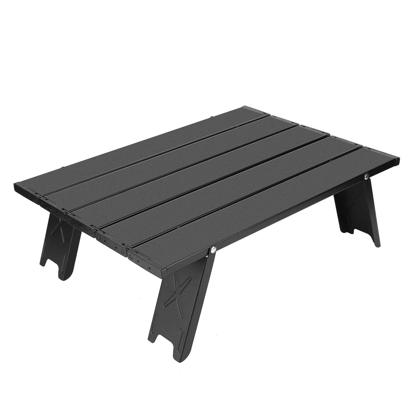 Portable Folding Aluminum Alloy Picnic Table - Compact Lightweight Camping Table with Carry Bag for Outdoor BBQ, Beach, Tailgating & Backyard Parties