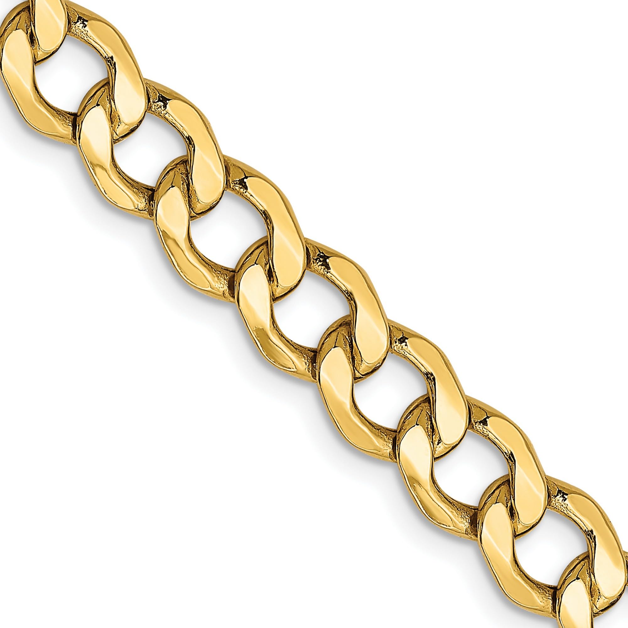 14K Yellow Gold Lightweight Curb Chain Necklace, Bracelet or Anklet - Elegant Layering Jewelry for Women, Gift for Her, Everyday Wear & Special Occasions