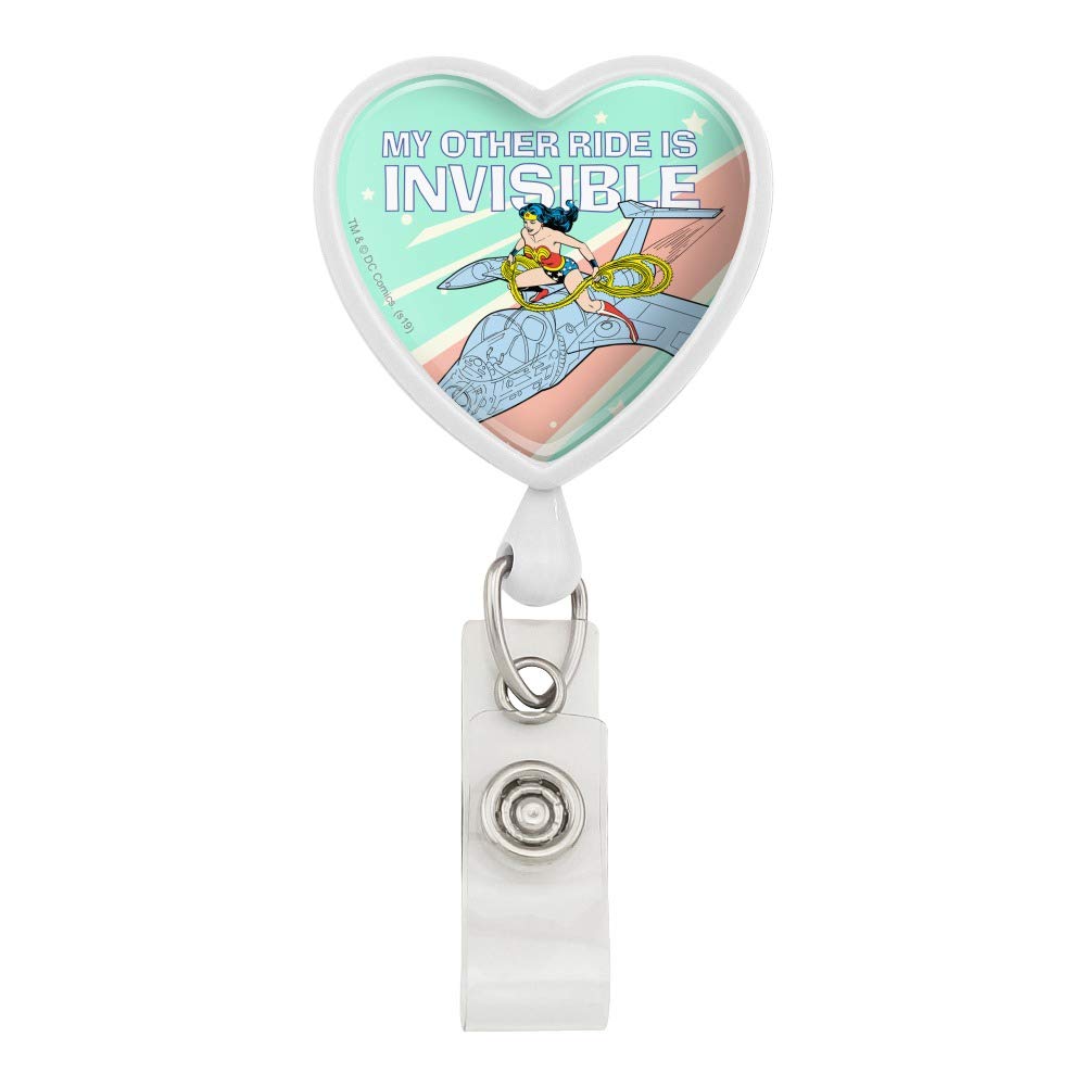 Wonder Woman Retractable ID Badge Holder for Work & Events