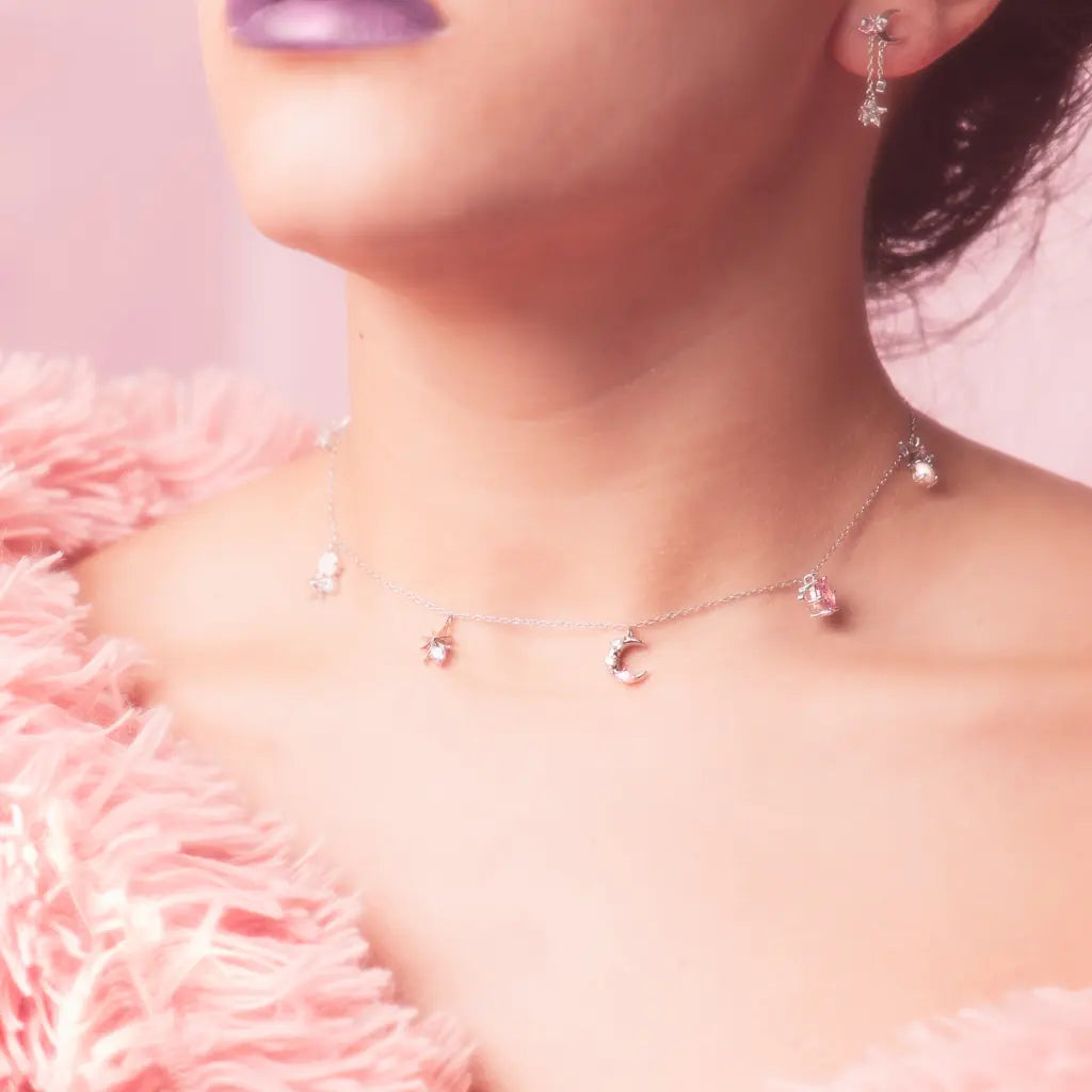 Nebula Choker Necklace - Elegant Galaxy-Inspired Jewelry for Women | Perfect for Parties, Date Nights & Special Occasions