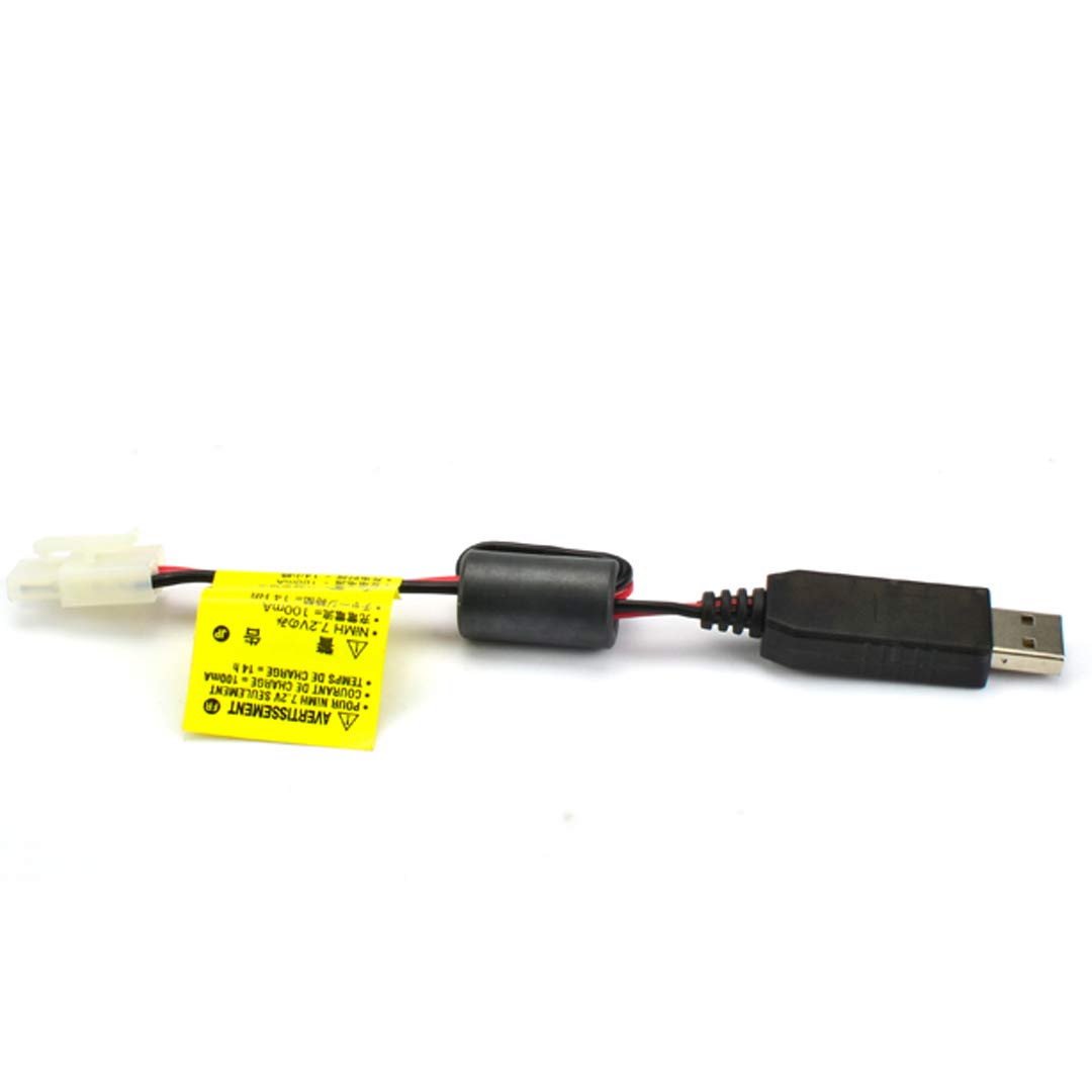 Carisma 15926 USB Charger for 7.2V NiMH Rechargeable Batteries - Fast Charging for RC Cars, Drones, and Remote Control Toys | Portable Power Solution for Hobbyists and Enthusiasts