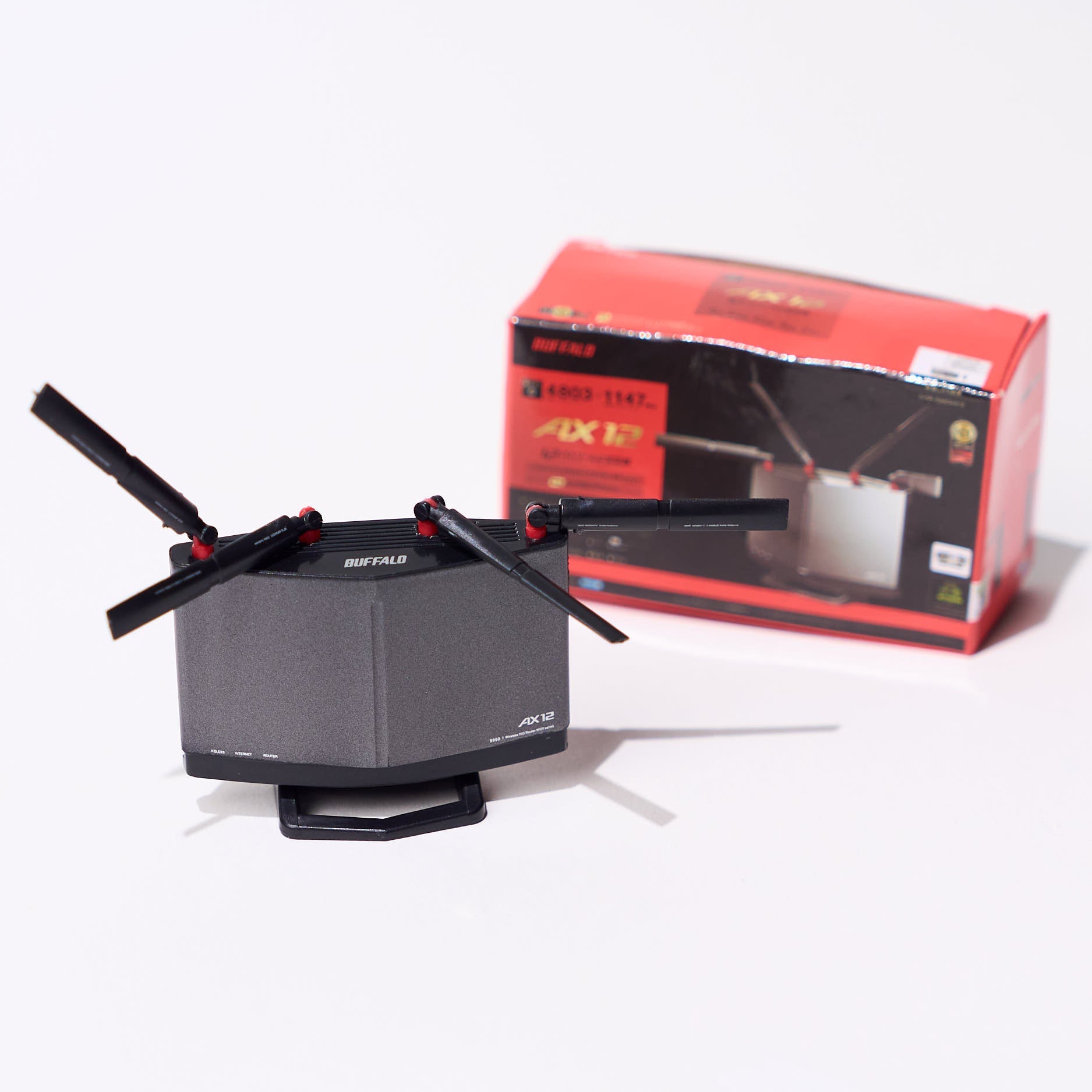 Buffalo Compact Palm-Sized Wi-Fi Router - Portable Wireless Internet Device for Travel, Home & Office Use | Fast & Reliable Connection