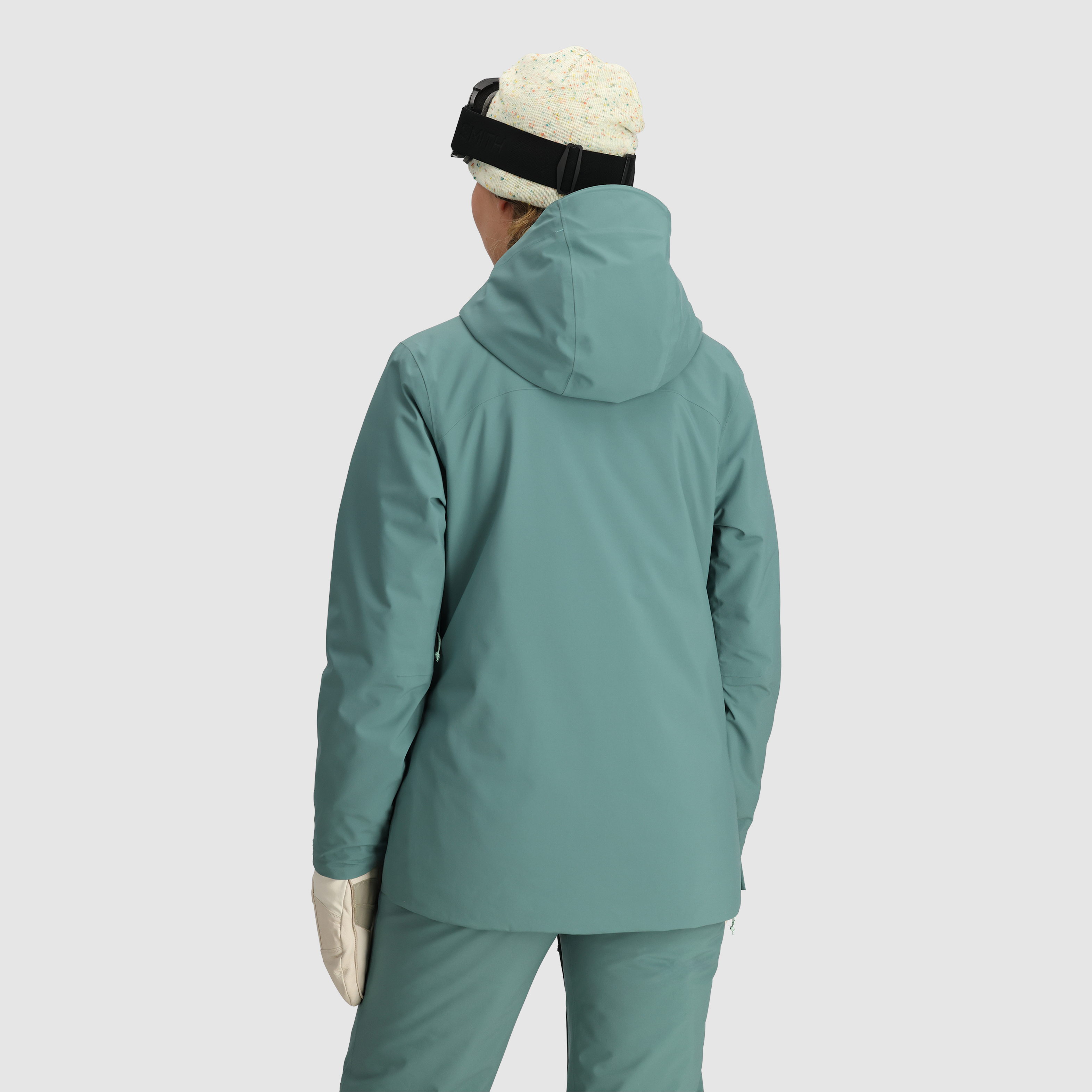 Women's Waterproof Snowcrew Anorak Jacket - Winter Windproof Ski Coat for Outdoor Activities & Snowboarding