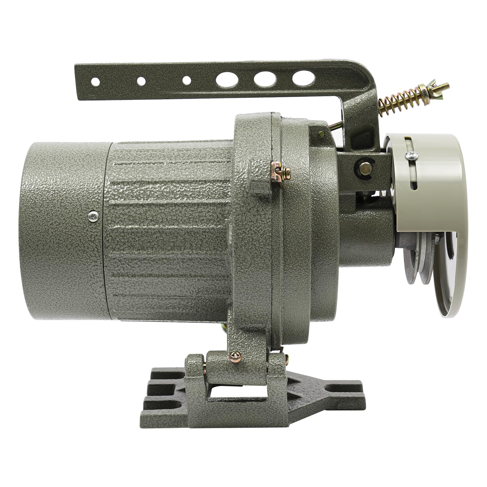 400W 1/2HP Industrial Sewing Machine Motor 110V/220V Dual Voltage - 3450 RPM Heavy Duty Clutch Motor with Belt Guard - Perfect for Leather, Canvas & Upholstery Sewing Projects