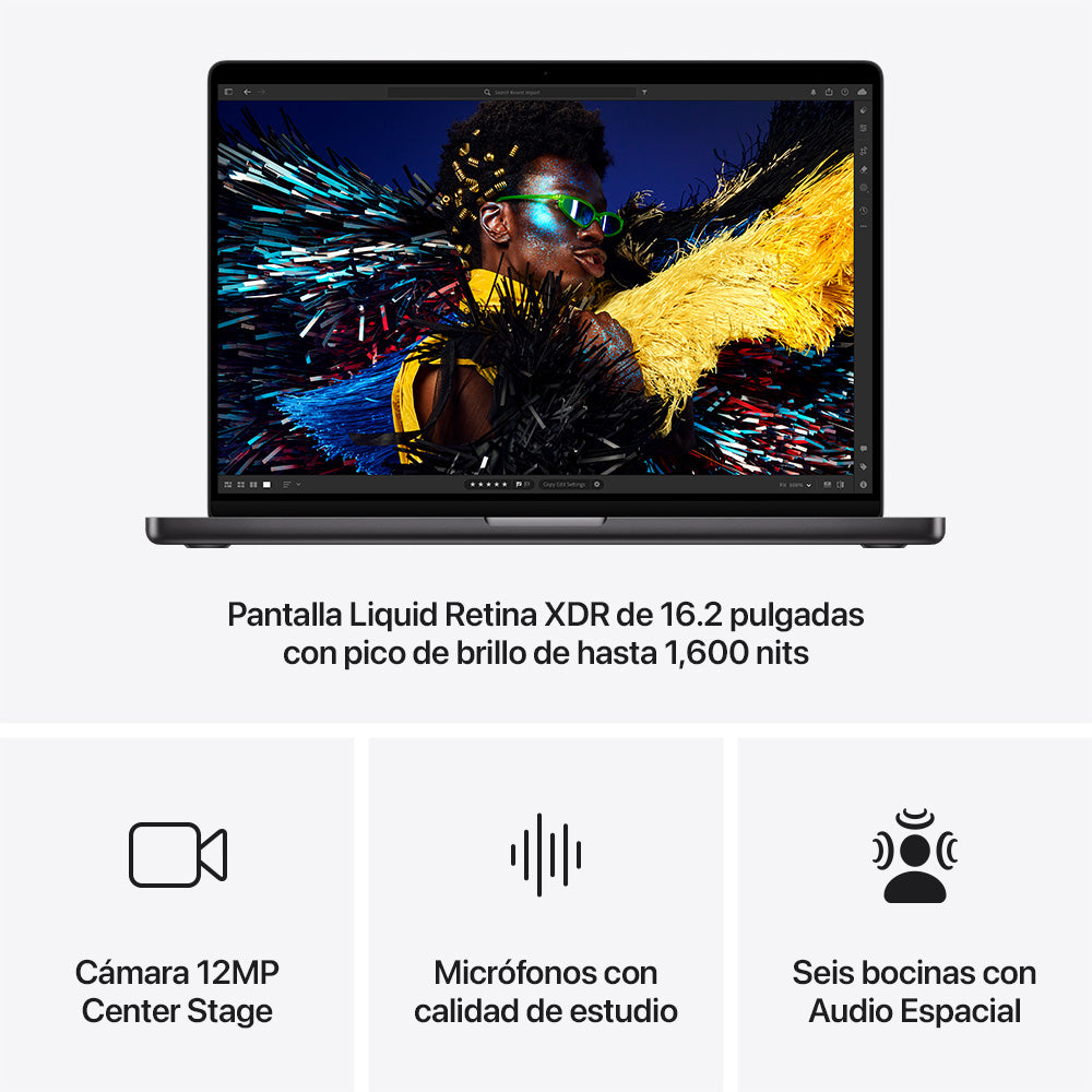 Apple MacBook Pro 16-inch Laptop with M4 Max Chip (14-Core CPU, 32-Core GPU), 1TB SSD Storage - Space Gray for Professionals & Creatives - Perfect for Video Editing, Graphic Design & Software Development