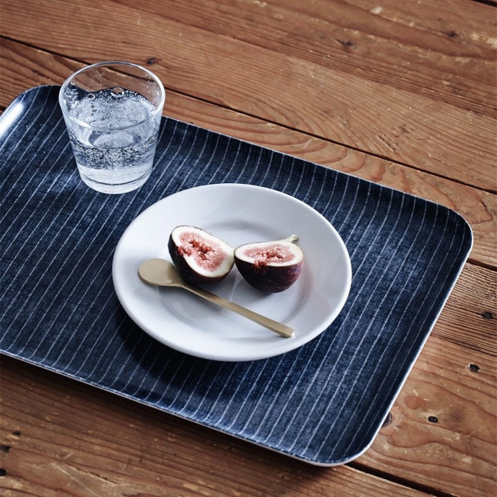 Premium Linen Tray in Indigo Blue - Elegant Home Decor for Jewelry, Keys & Essentials | Perfect for Bedroom, Bathroom & Entryway Organization