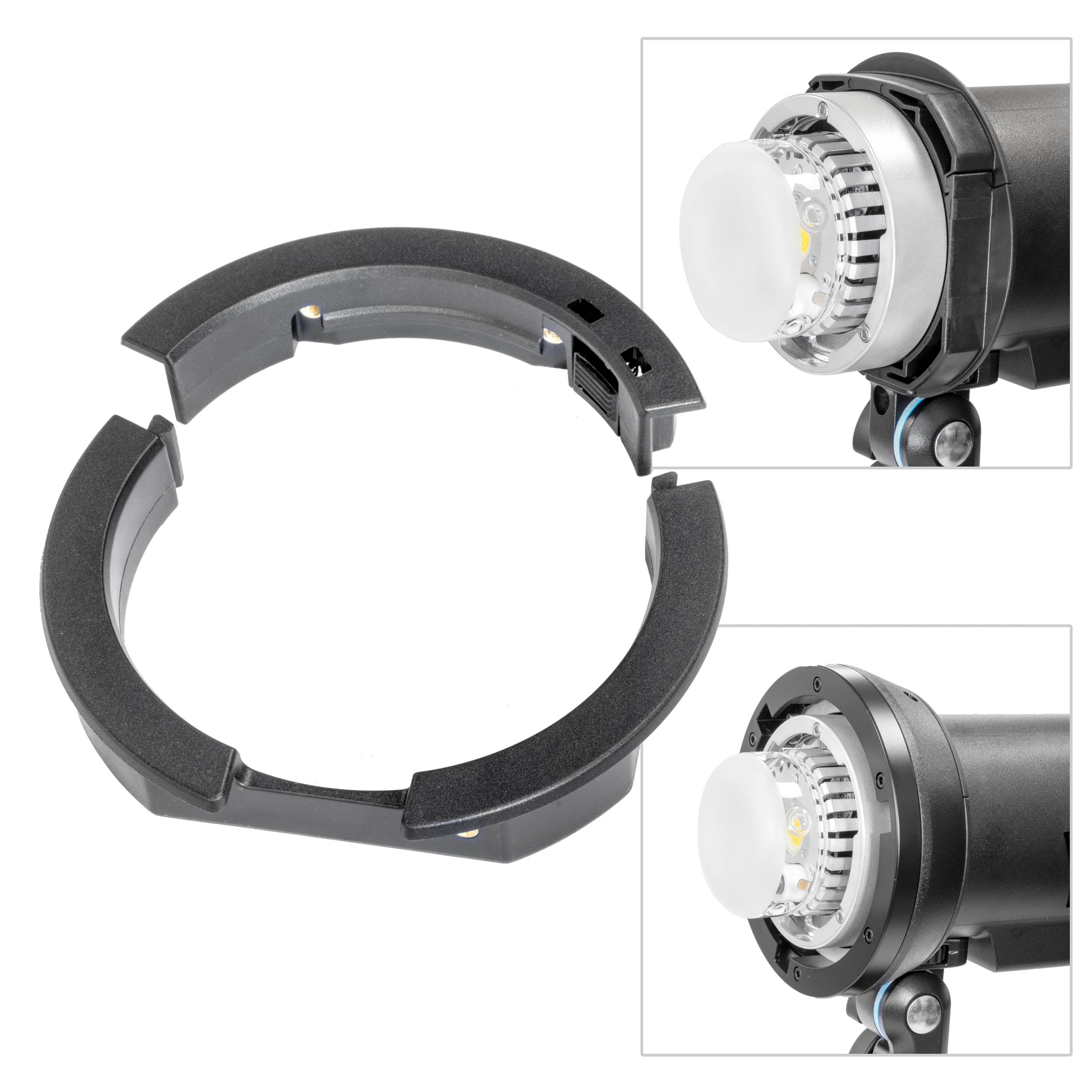 AD AB AD300Pro to AD400Pro Converter Ring Mount Adapter - Compatible with Flash Modifiers & Studio Lighting for Professional Photography