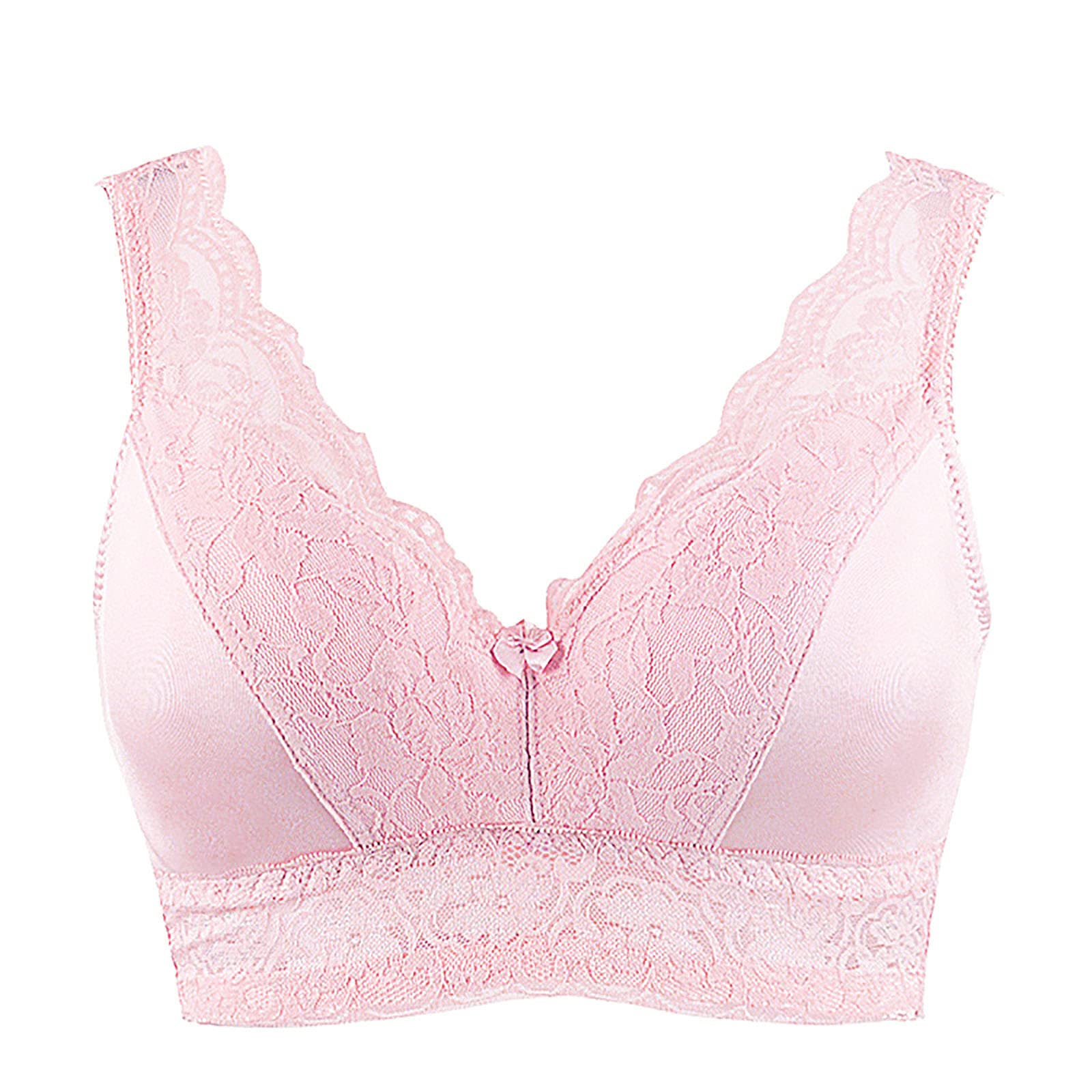 Plus Size Bras for Women - Wireless Full Figure No Underwire Bras - Push Up Comfortable Support - Sleep, Workout & Everyday Wear Bra