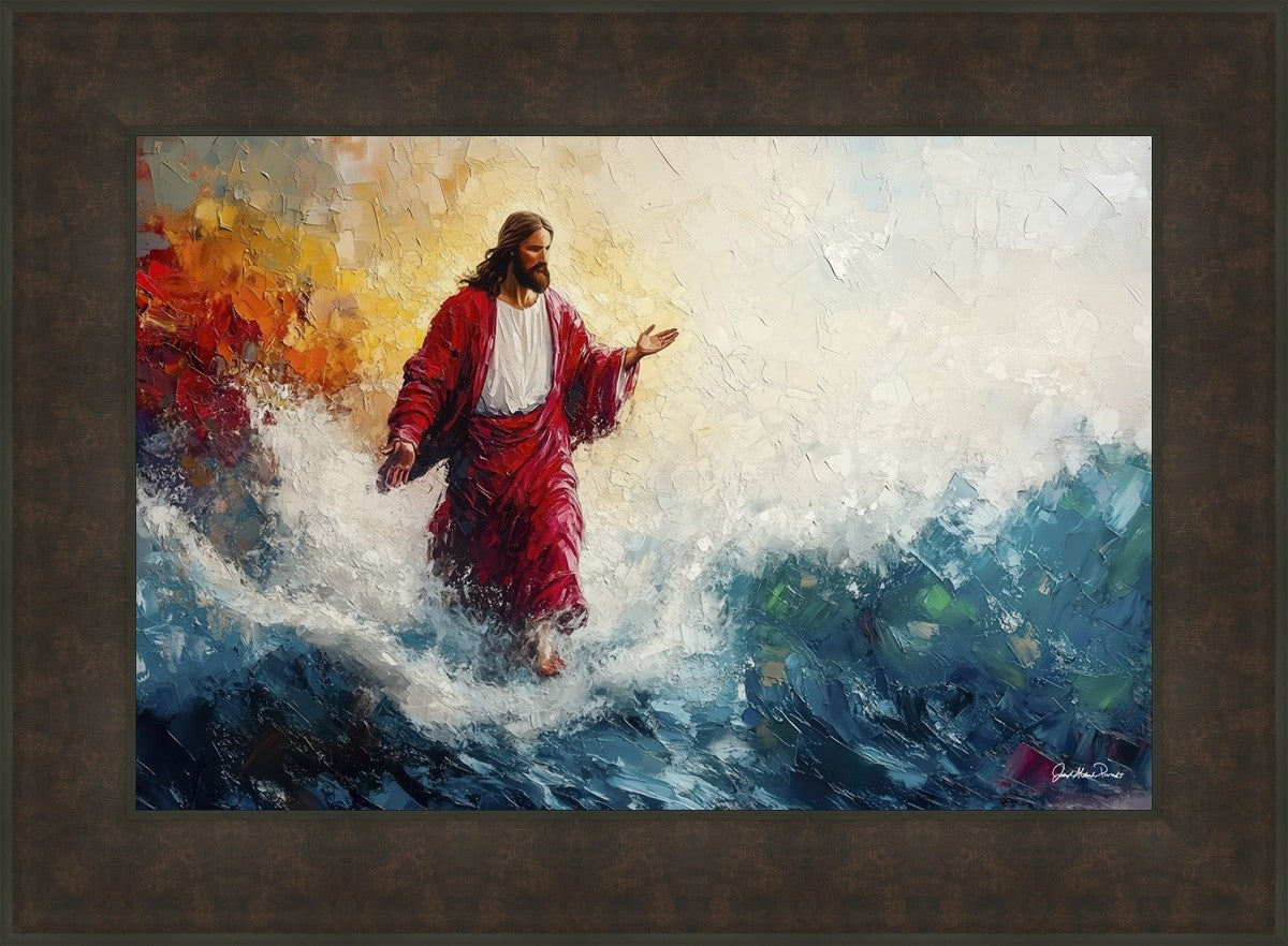 On The Surface By Joseph Alexander Paradis - Abstract Art Painting for Modern Home & Office Decor | Perfect for Living Rooms, Bedrooms & Workspaces