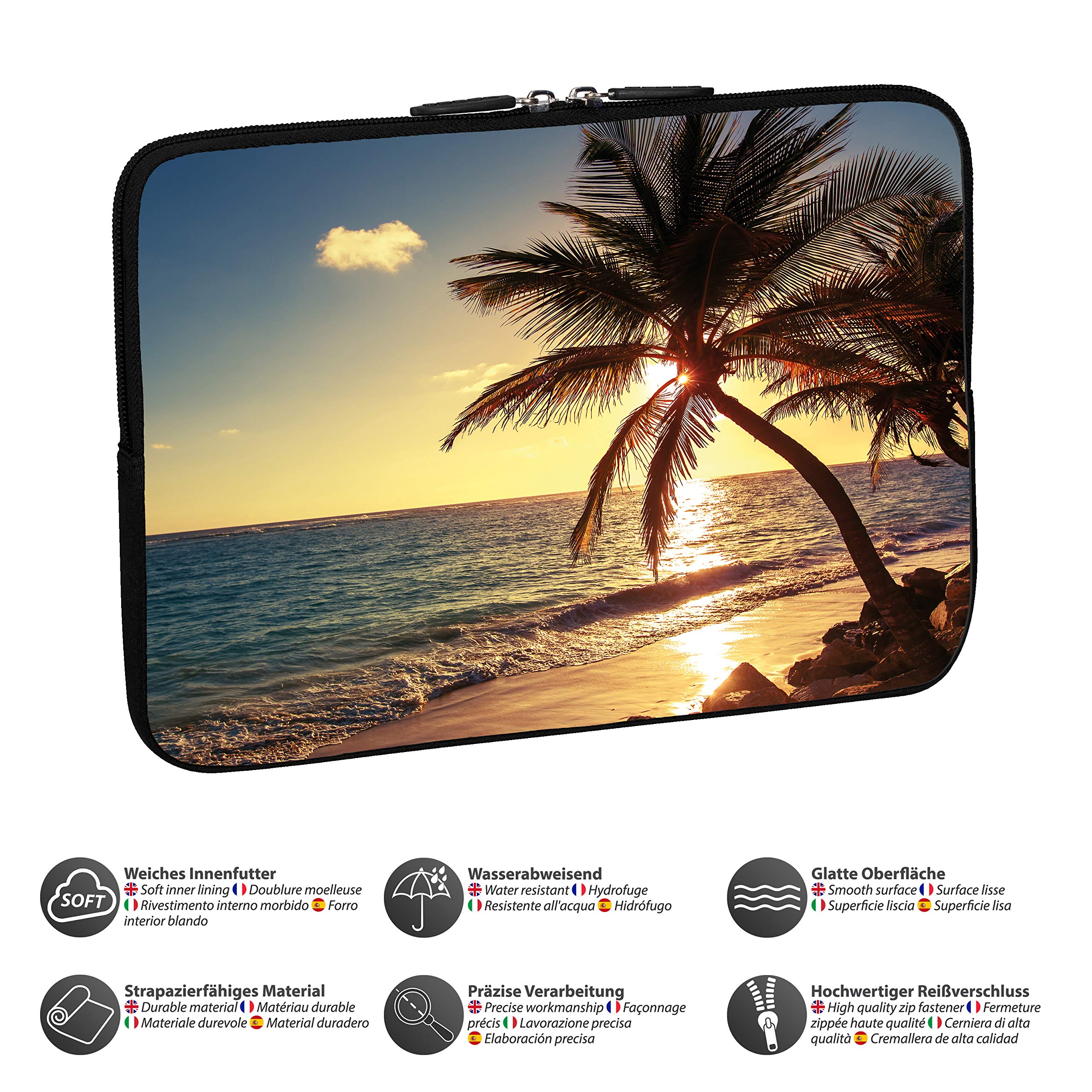 Stylish 13-Inch Laptop Bag with Built-in Mouse Pad - Perfect for Work, Travel, and Beach Outings