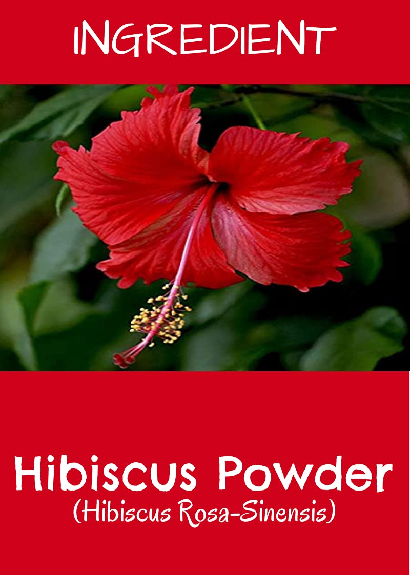 Organic Hibiscus Flower Powder for Face & Hair Care | 100% Natural Hibiscus Powder for All Skin & Hair Types | No Added Chemicals | 100g | DIY Beauty, Hair Growth & Skin Brightening Treatments