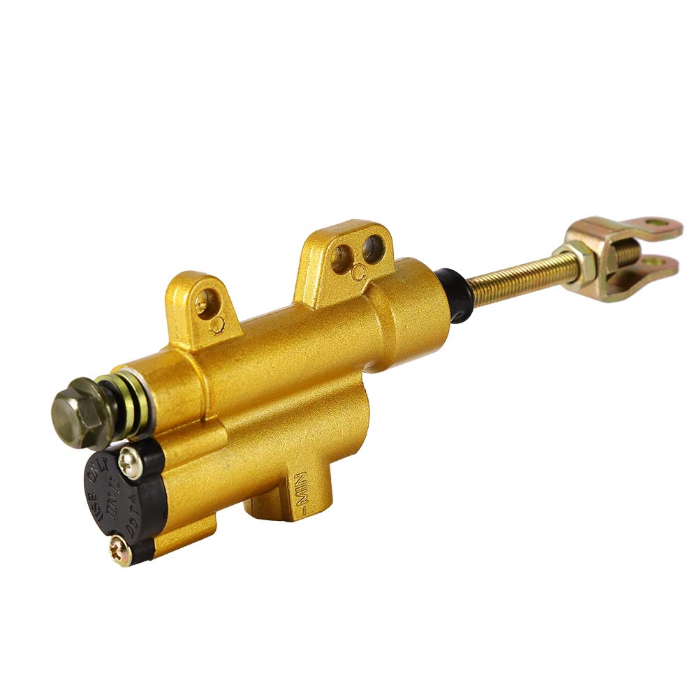 Motorcycle Dirt Bike Quad ATV Rear Foot Brake Master Cylinder - High Performance Braking System for Off-Road & Sport Bikes (Perfect for Trail Riding, Motocross & Adventure Racing)