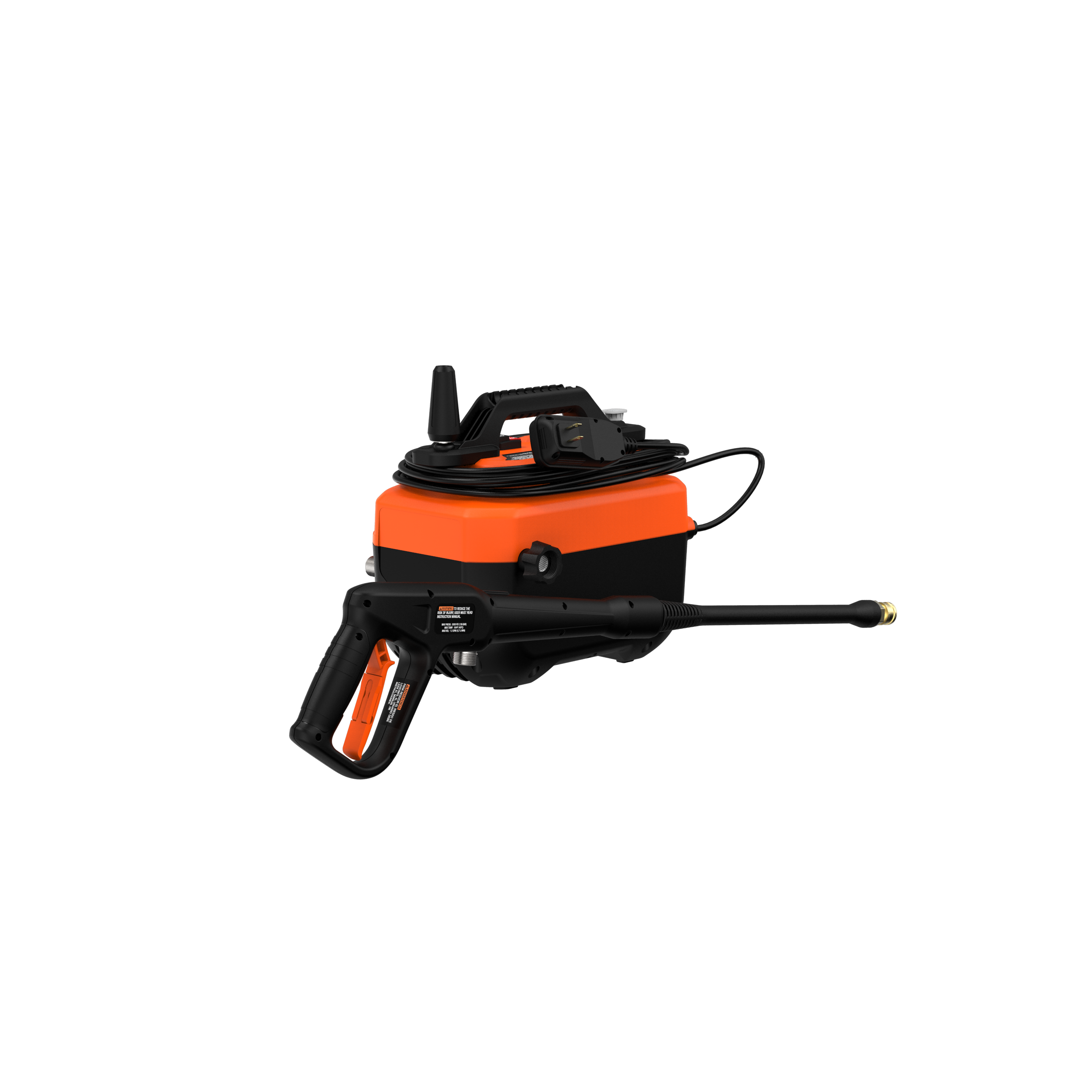 1,600 MAX PSI Electric Pressure Washer - 1.2 GPM Cold Water Power Cleaner for Home, Driveway, Deck, Patio & Car Washing