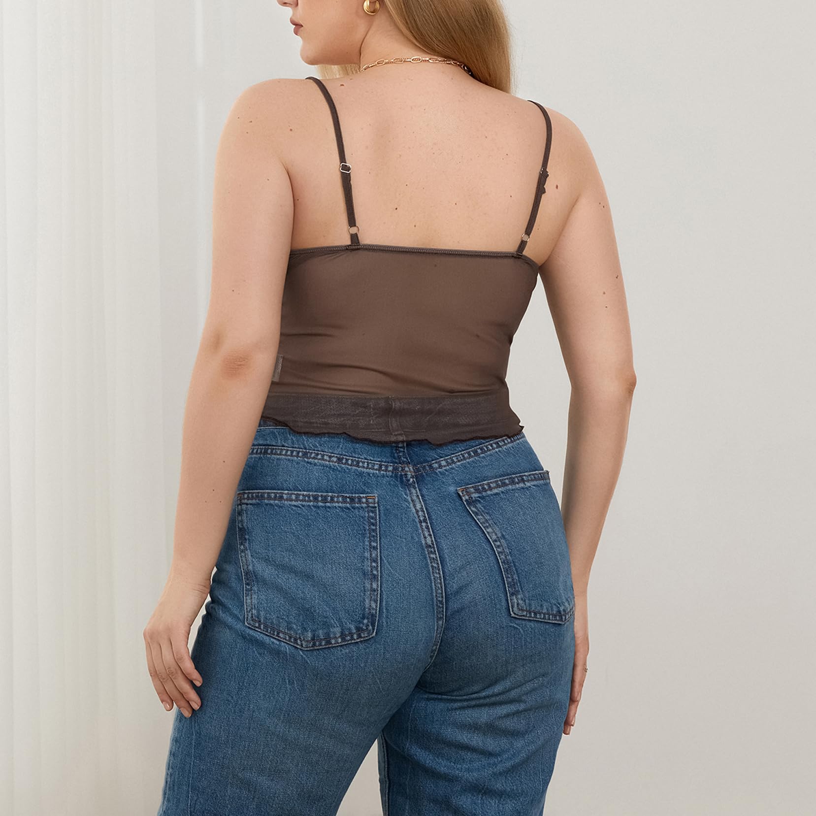 Sexy Y2K Women's Cami Shirt - Spaghetti Strap Crop Top Backless Vest for Summer Outfits, Clubbing, and Beach Wear