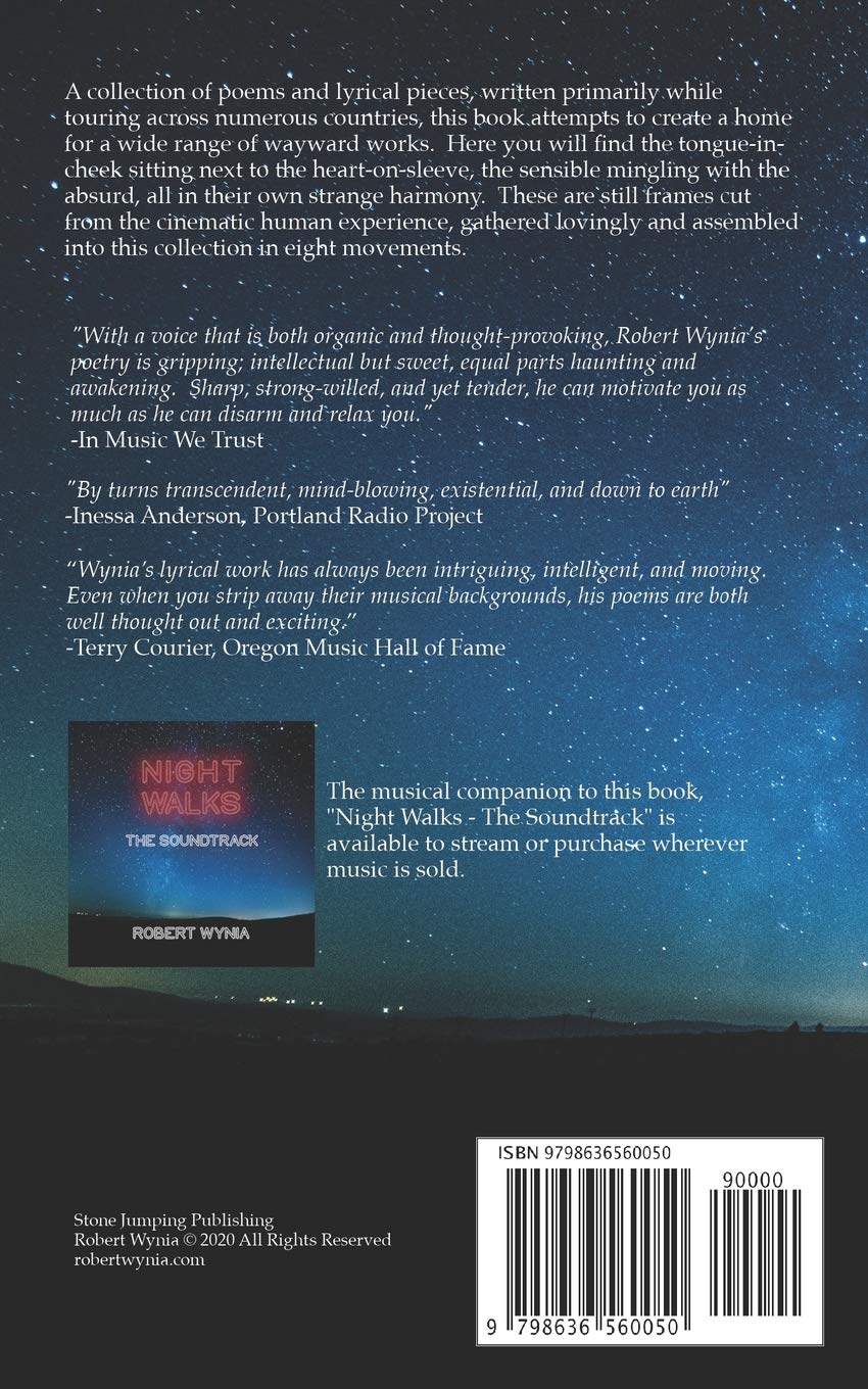 Night Walks: Poetry and Song Lyrics Collection for Relaxation, Inspiration & Creative Writing
