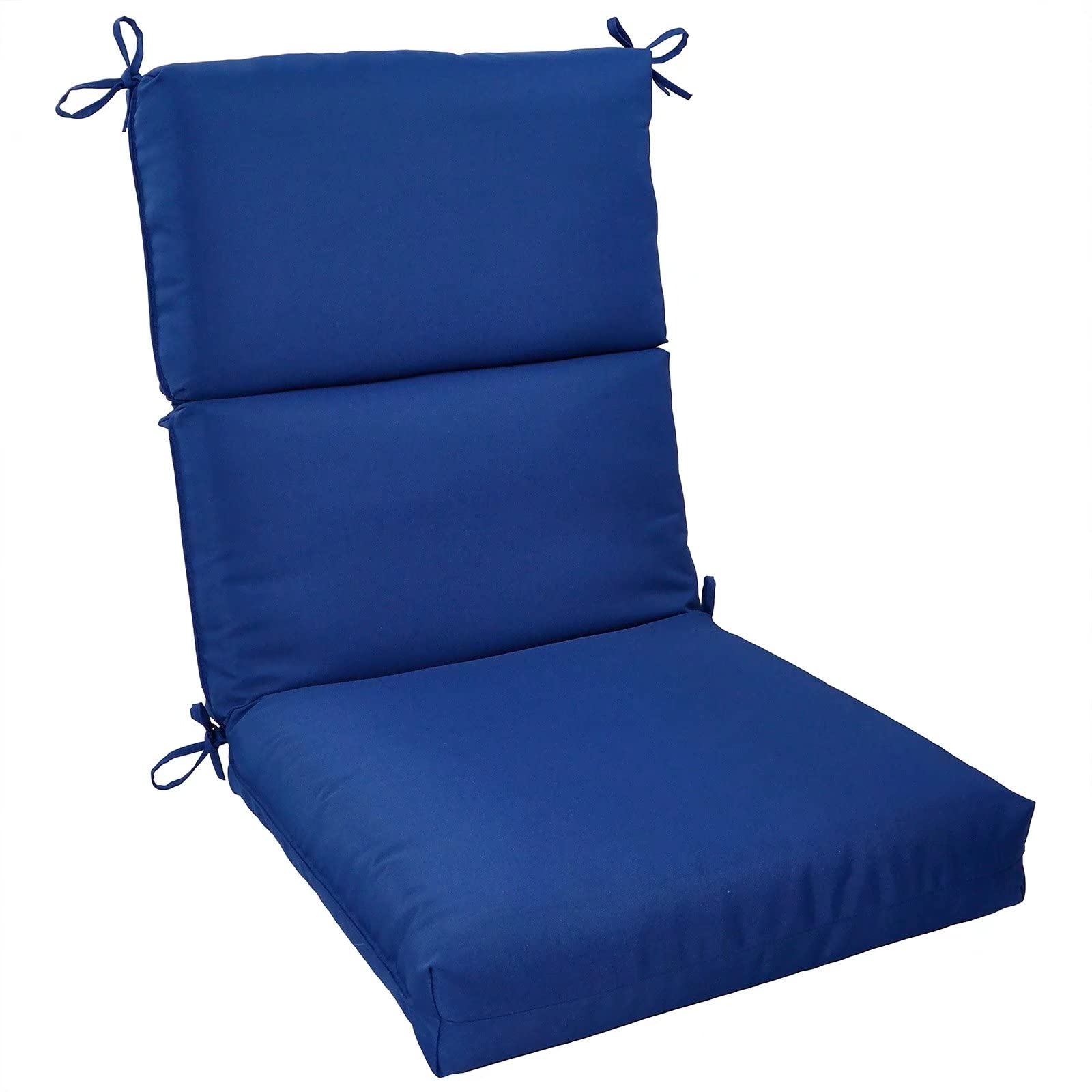 Premium High Back Deep Seat Cushions - Indoor/Outdoor Patio Furniture Cushions in Navy Blue - Perfect for Garden, Deck, Poolside & Living Room Comfort