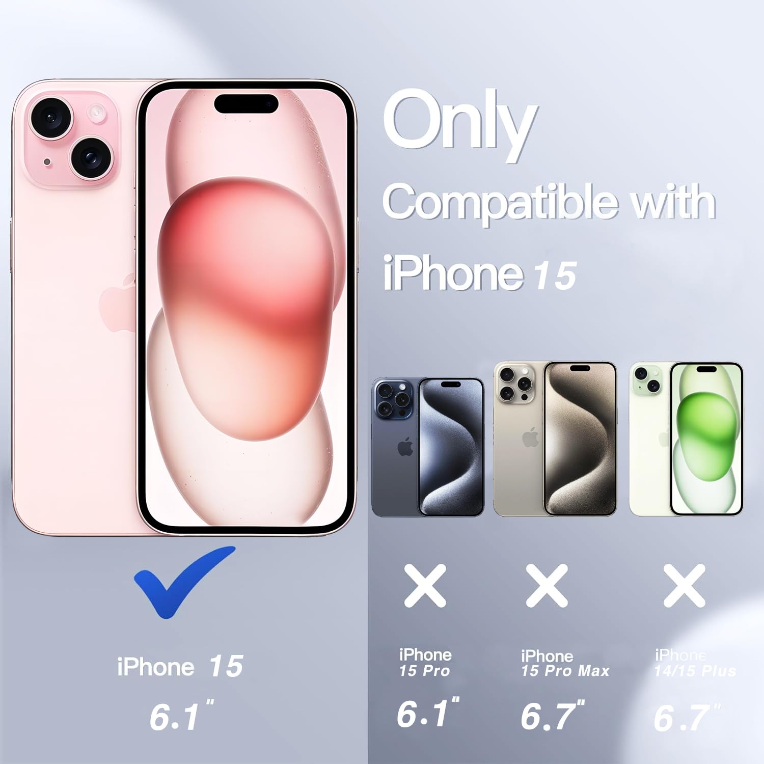 Shockproof & Drop Proof iPhone 15 Case (6.1