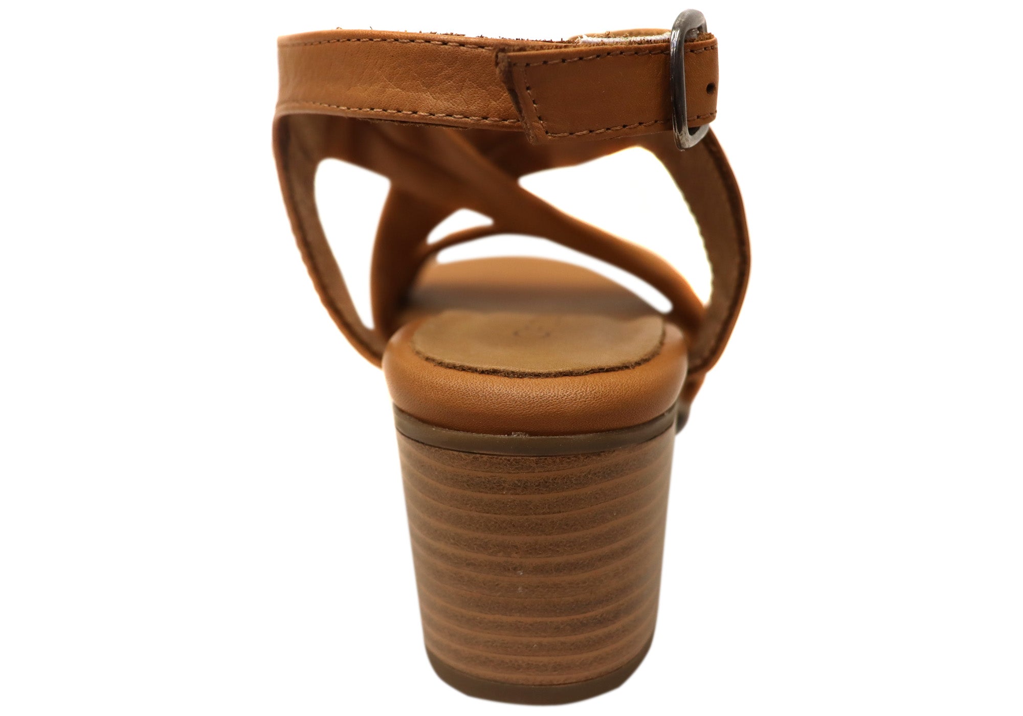 Orizonte Auckland Women's Comfortable European Leather Mid Heel Sandals - Perfect for Office, Wedding & Summer Outfits