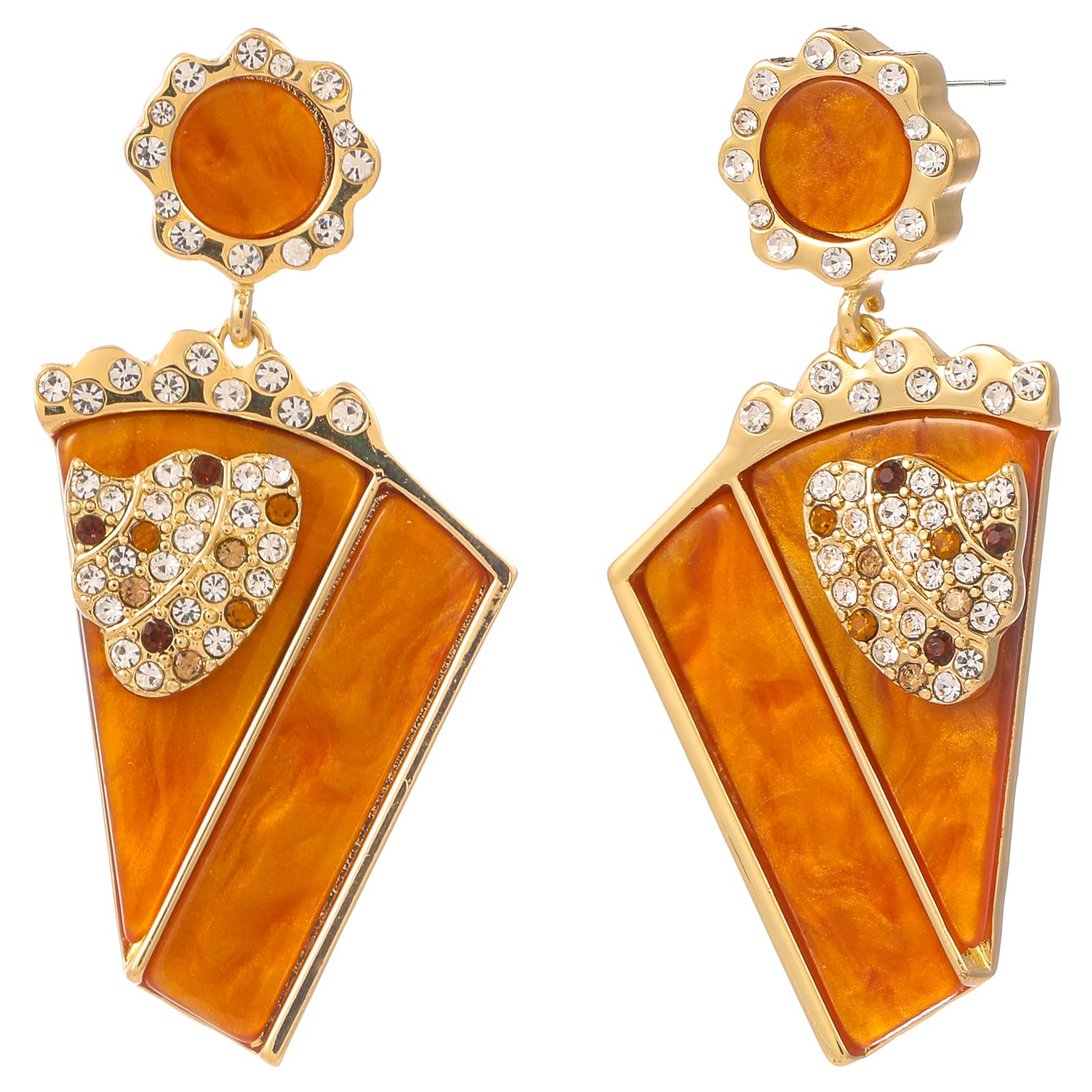 Madison Tyler Thanksgiving Earrings for Women - Pumpkin Pie Cake Turkey Bonfire Dangle Earrings | Cute Holiday Fall Statement Jewelry | Perfect for Thanksgiving Dinner, Autumn Parties & Seasonal Gift Giving