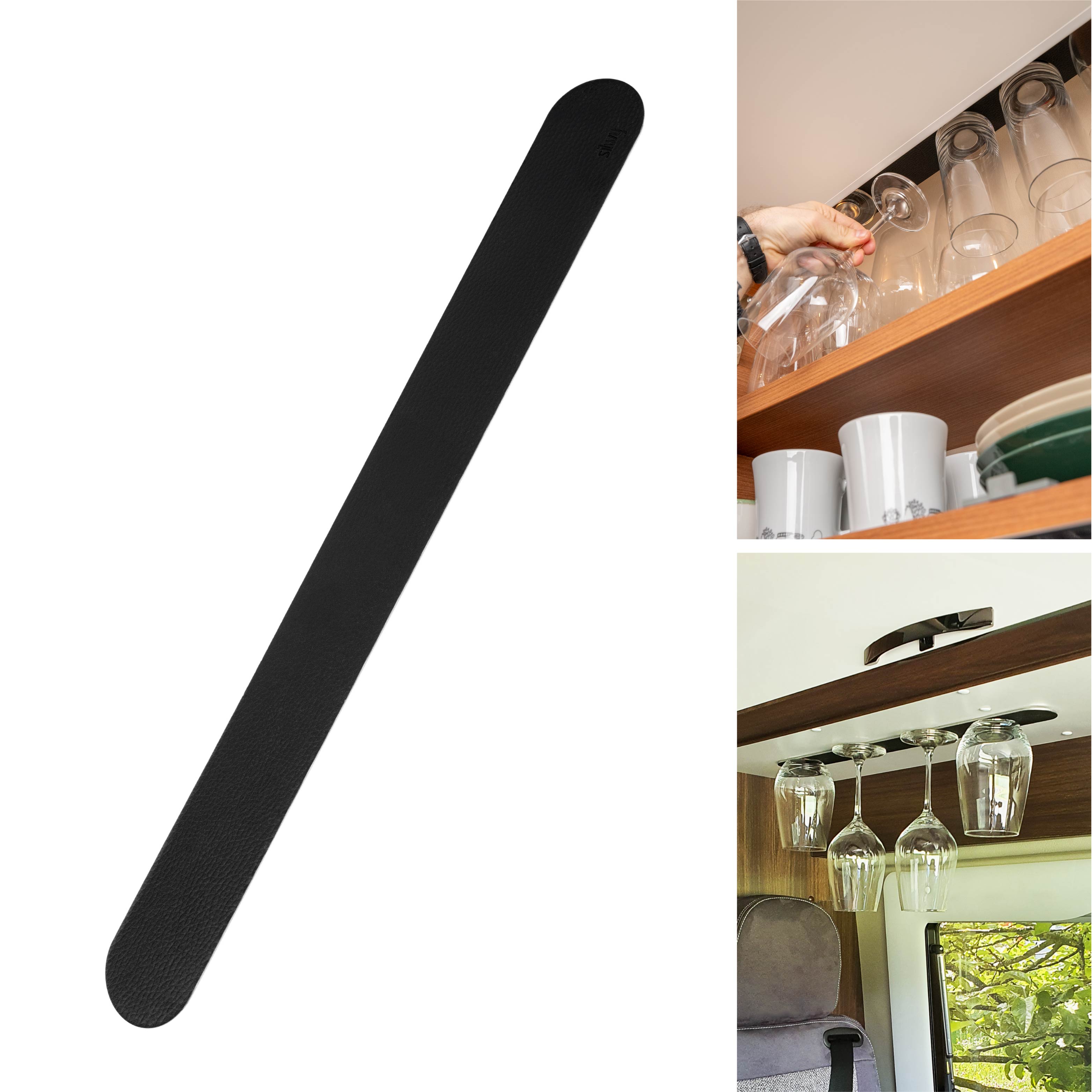 50cm Black Metal Strip - Durable & Versatile for DIY Projects, Home Improvement, and Crafting