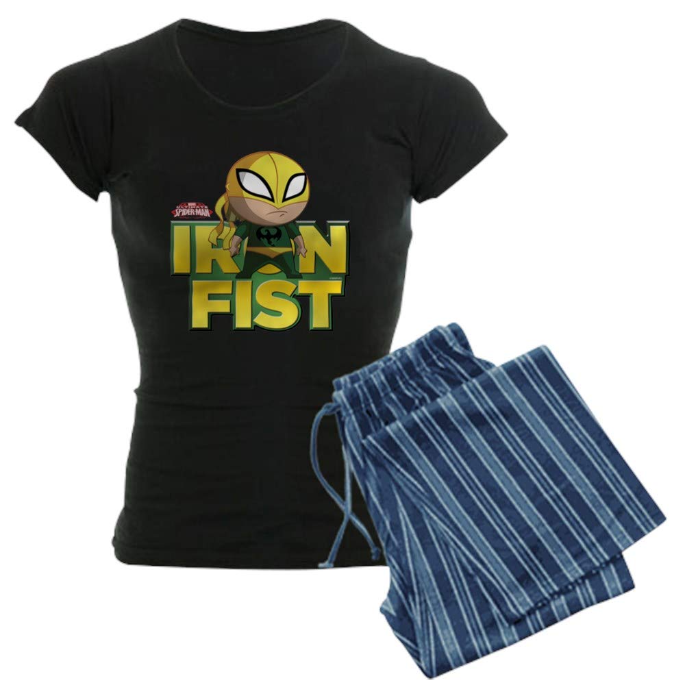 Ultimate Spiderman & Iron Fist Women's Pajama Set - Soft & Comfortable Sleepwear for Marvel Fans - Perfect for Lounge, Sleepovers, and Movie Nights