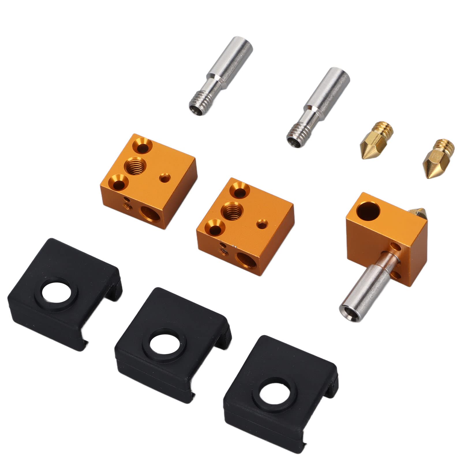 High Performance 3D Printer Hotend Kit - Safe, Stable & Durable Heat Block with Thermal Insulation | Easy Installation for Ender 3, CR-10, Anycubic | Perfect for DIY 3D Printing, Prototyping & Maker Projects