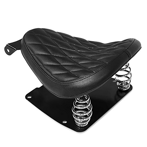 Harley Davidson Dyna Low Rider FXDL/I Solo Seat Kit KB09 with Barrel Springs - Compatible 1993-2017 Models | Perfect for Cruiser Motorcycle Riders & Custom Bike Builders