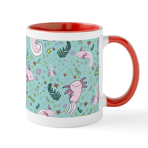 White/Red Inside - Axolotls Mugs