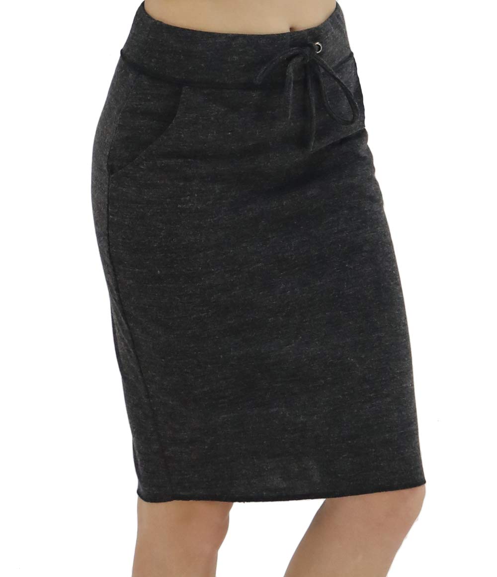 BENANCY Women's High Waist Stretch Pencil Skirt with Pockets - Slim Fit Office Work Skirt for Business Casual & Professional Wear