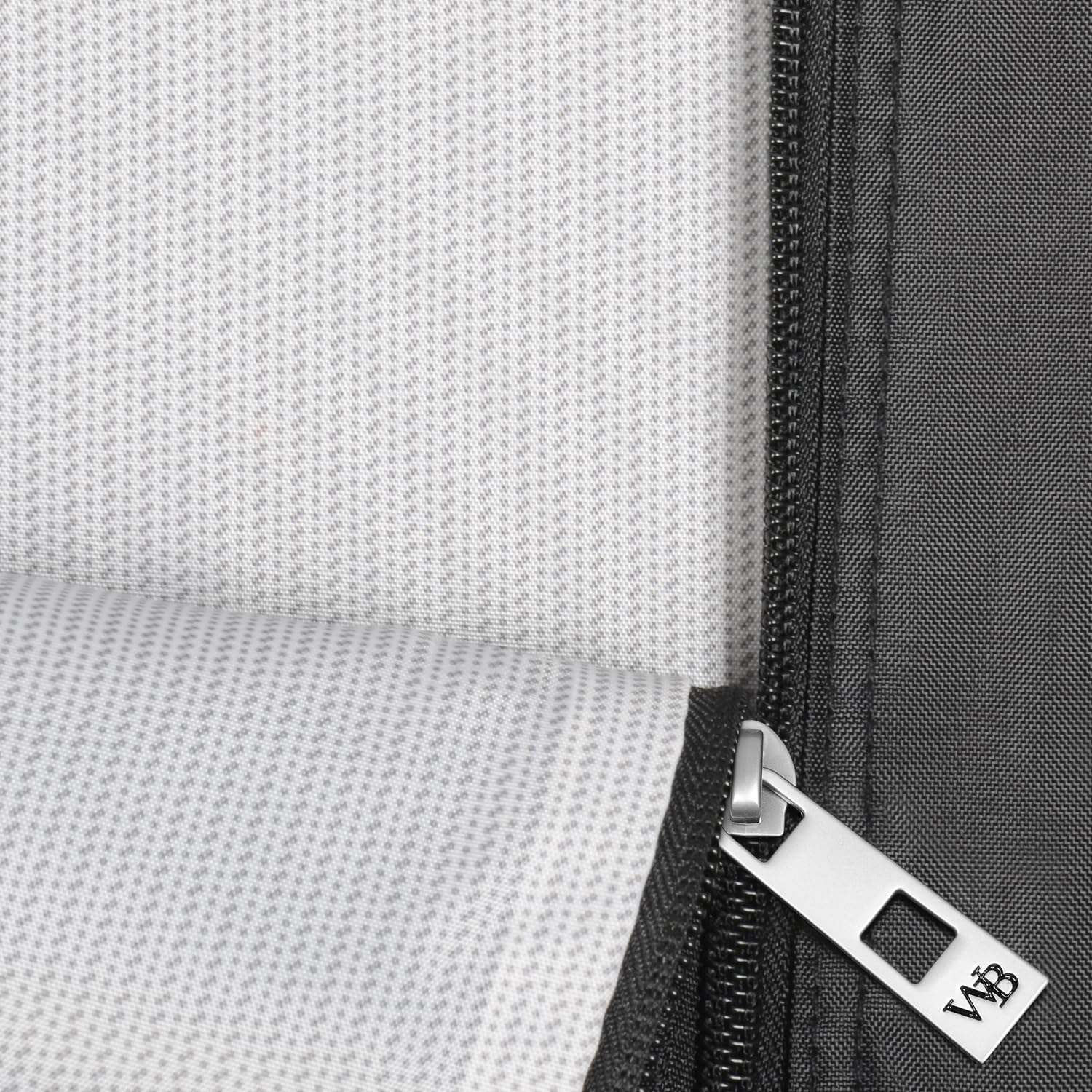 Premium Carry-On Travel Garment Bag with Shoulder Strap & Multiple Pockets - 52 Inch Wrinkle-Free Suitcase for Business Trips & Formal Events (Red) - Ideal for Air Travel, Weddings, and Office Commutes