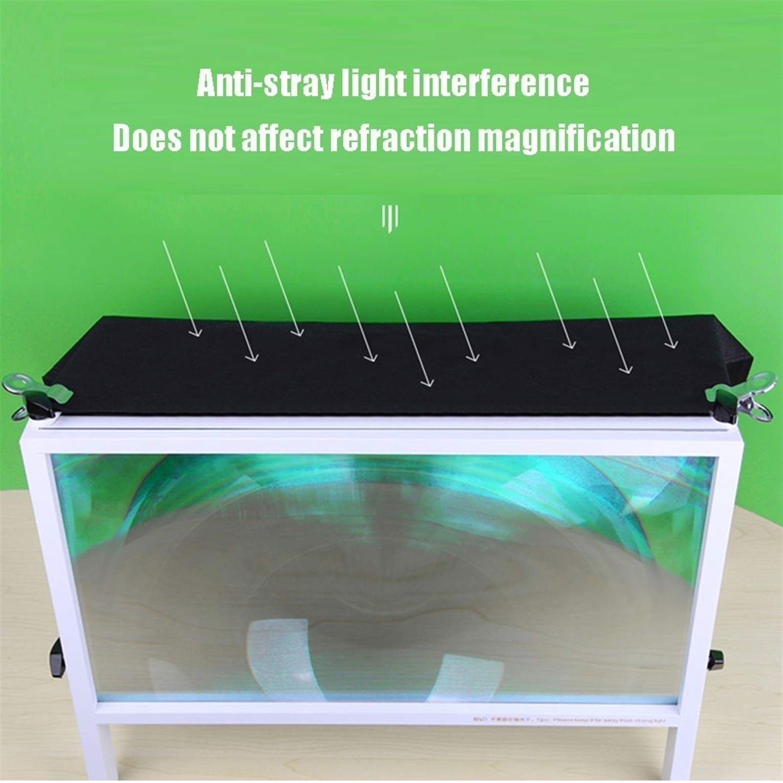 3X Reading Magnifier Stand for Laptop & Mobile Screens (14-20 Inch) - Portable Desktop Screen Amplifier for Phones, Tablets & Computers | Perfect for Reading, Crafts & Office Work