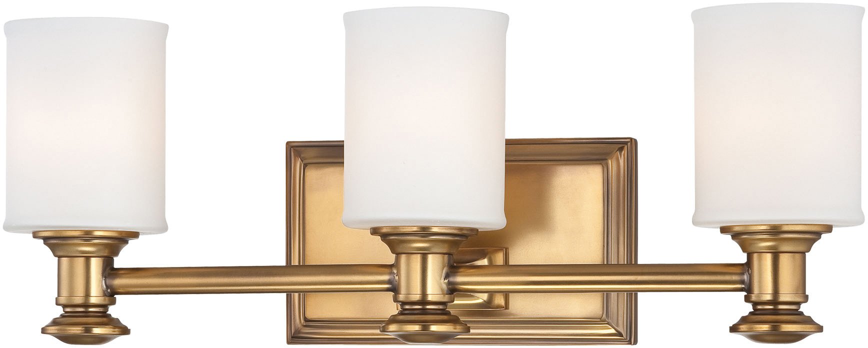 Minka Lavery Harbour Point 5173-249 Brass Vanity Wall Light Fixture - 7