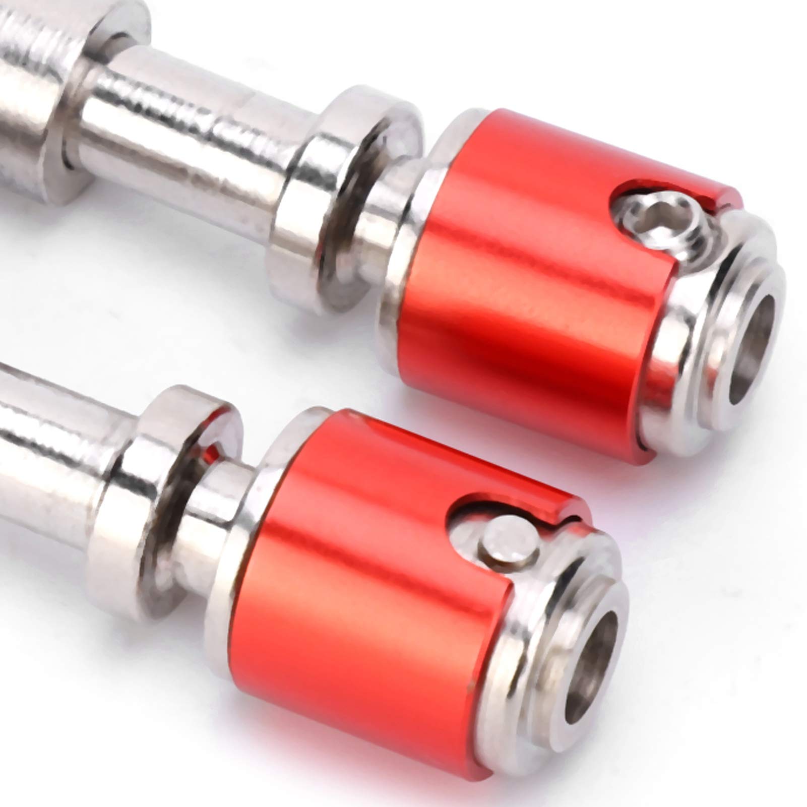VGEBY 62mm Stainless Steel Drive Shaft for SCX10 1/10 RC Crawler Car - Durable Replacement Part for Off-Road RC Model Cars - Perfect for Rock Crawling, Trail Adventures & RC Car Upgrades
