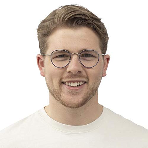 eyebobs BFF Unisex Premium Reading Glasses for Men & Women | Round Frame Readers for Computer Work, Reading Books & Close-up Tasks | Stylish Lightweight Eyewear