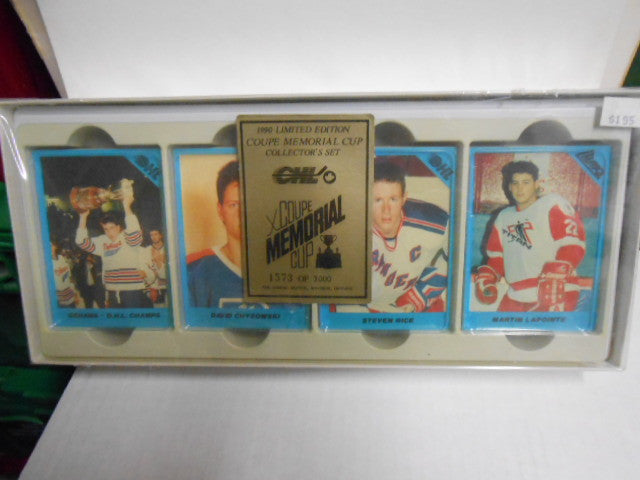 1990 Memorial Cup Hockey Rare Numbered Factory Card Set - Limited Edition Collectible for Sports Fans & Memorabilia Enthusiasts - Perfect for Display, Trading, and Gifting