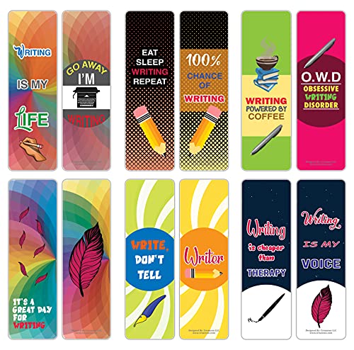 I Am a Writer Bookmarks (2-sets X 6 Cards)