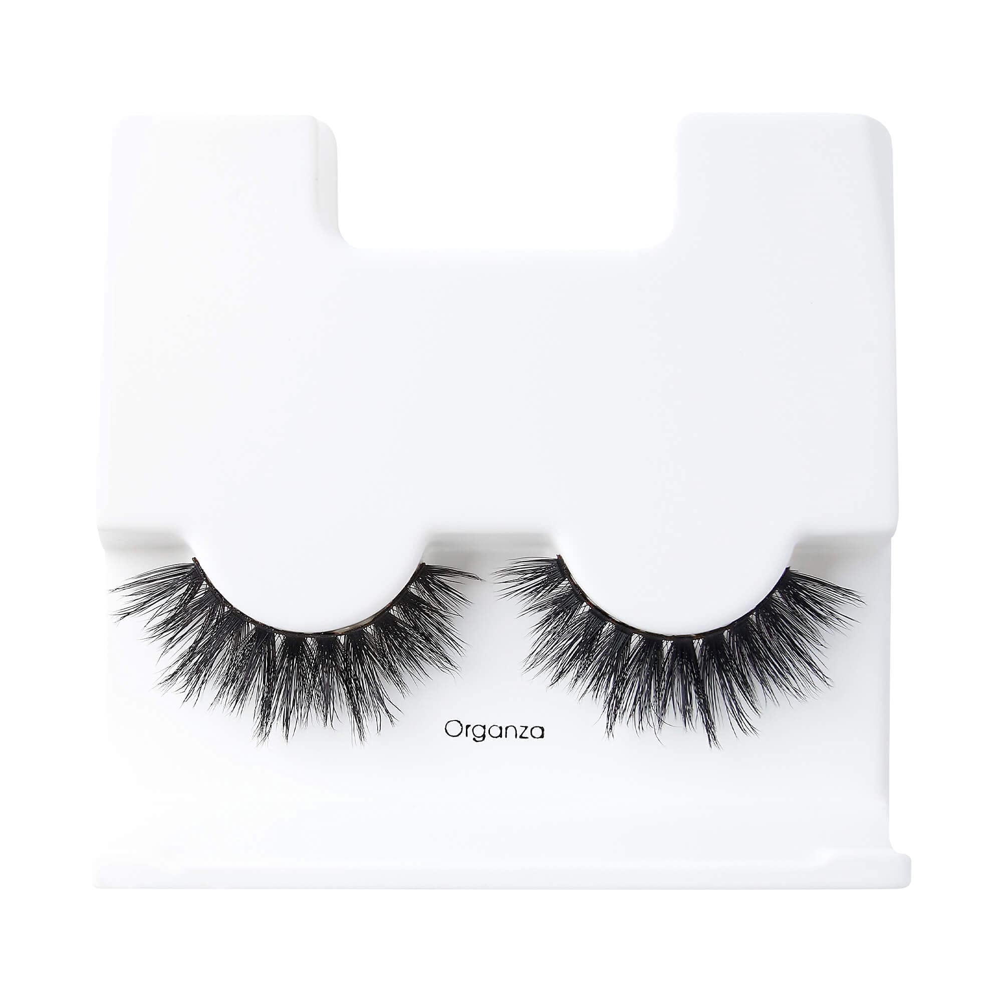 Kiss Lash Couture Naked Drama Organza False Eyelashes - 1 Pair (1 Count) | Natural & Voluminous Look for Daily Wear, Parties & Special Occasions
