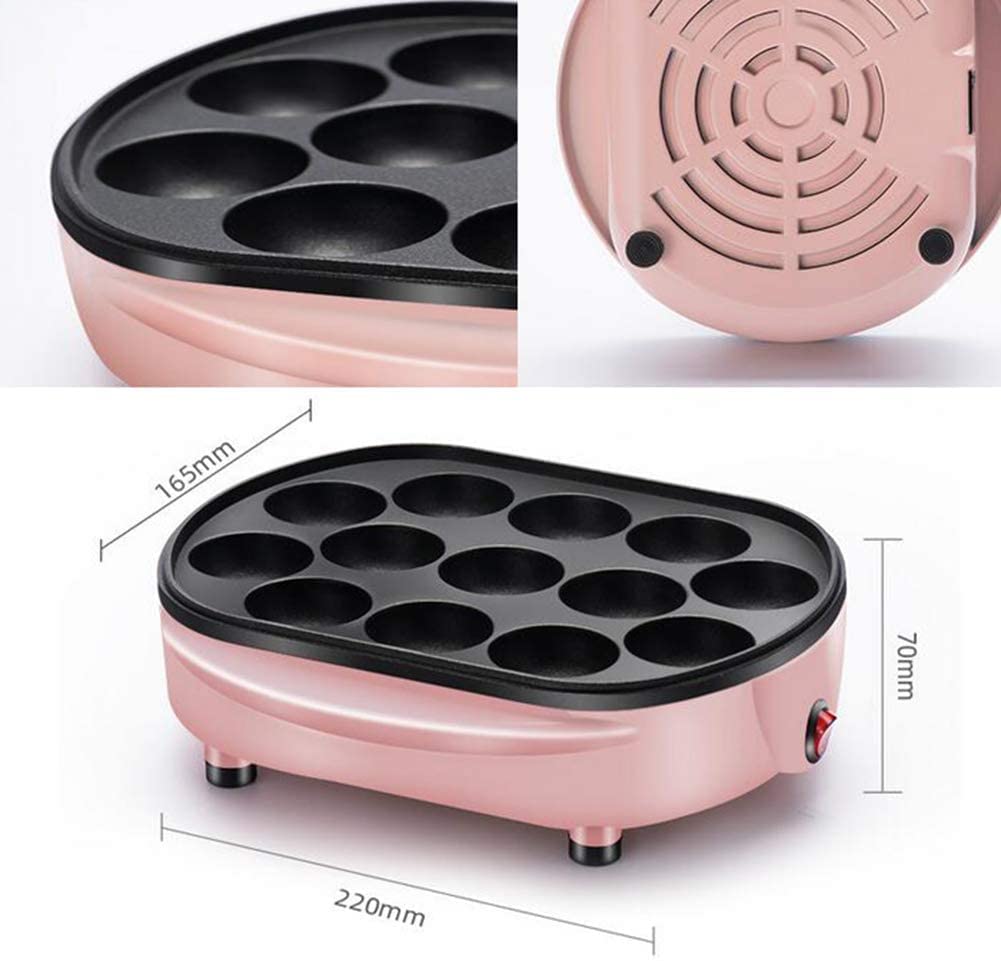 **13-Hole Japanese Takoyaki Maker Machine – Non-Stick Octopus Ball Pancake Cooker for Home & Party, Black | Perfect for Snacks, Street Food & Family Gatherings**