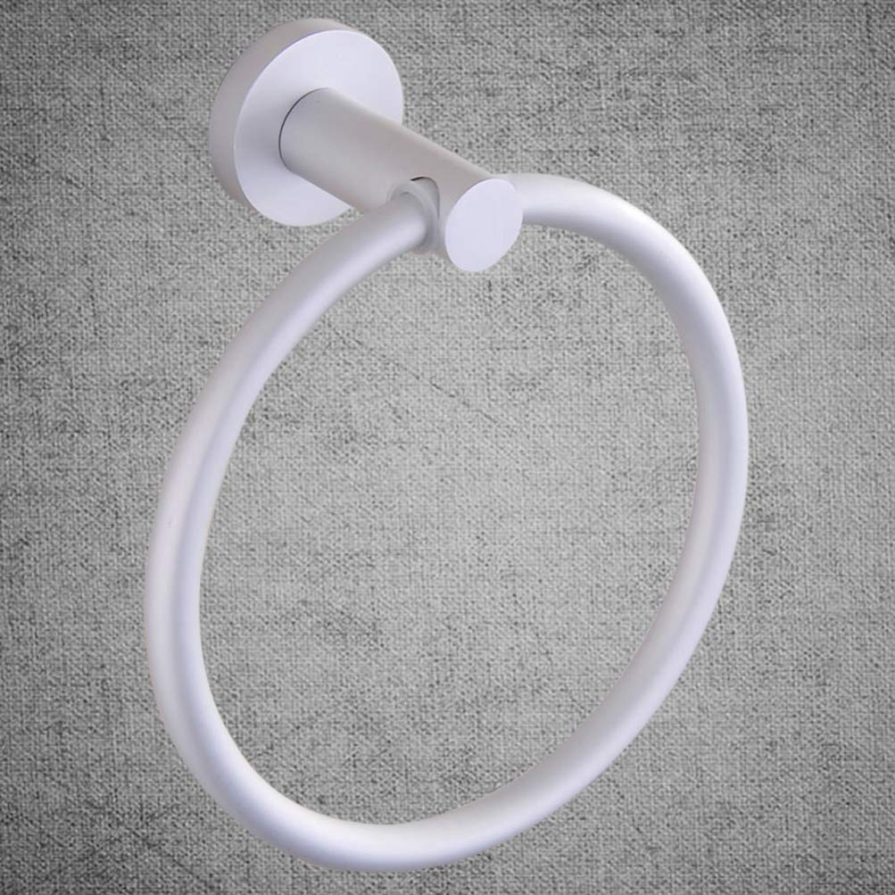 Easy Install Aluminum Towel Rack - Space Saving Bathroom Hook Holder for Towels & Robes | Perfect for Home, Hotel & Public Restroom Accessories