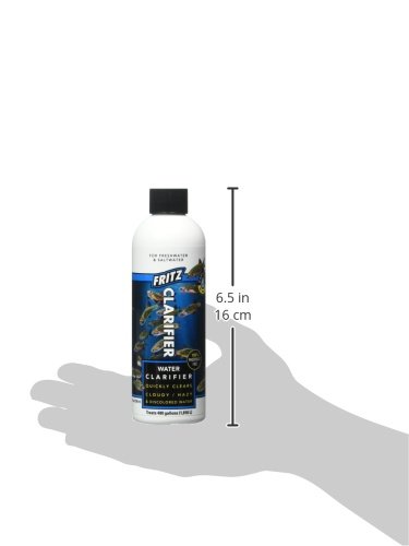 Fritz Aquatics 80176 Fritz Water Clarifier for Fresh and Salt Water Aquariums, 8-Ounce - Crystal Clear Water for Healthy Fish and Plants