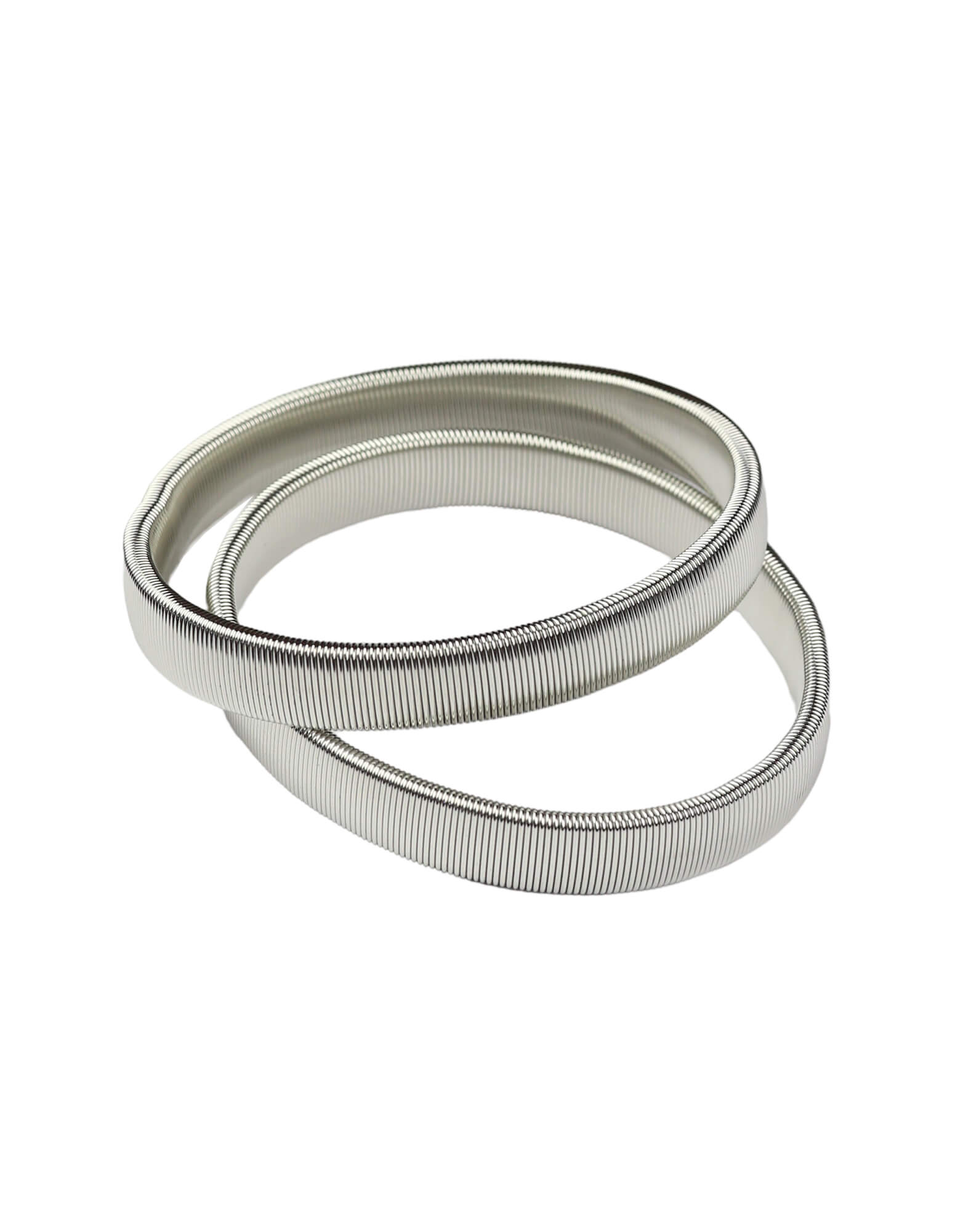 DÉCLIC Silver Armbands for Women - Elegant Stackable Bracelets for Everyday Wear, Parties & Special Occasions